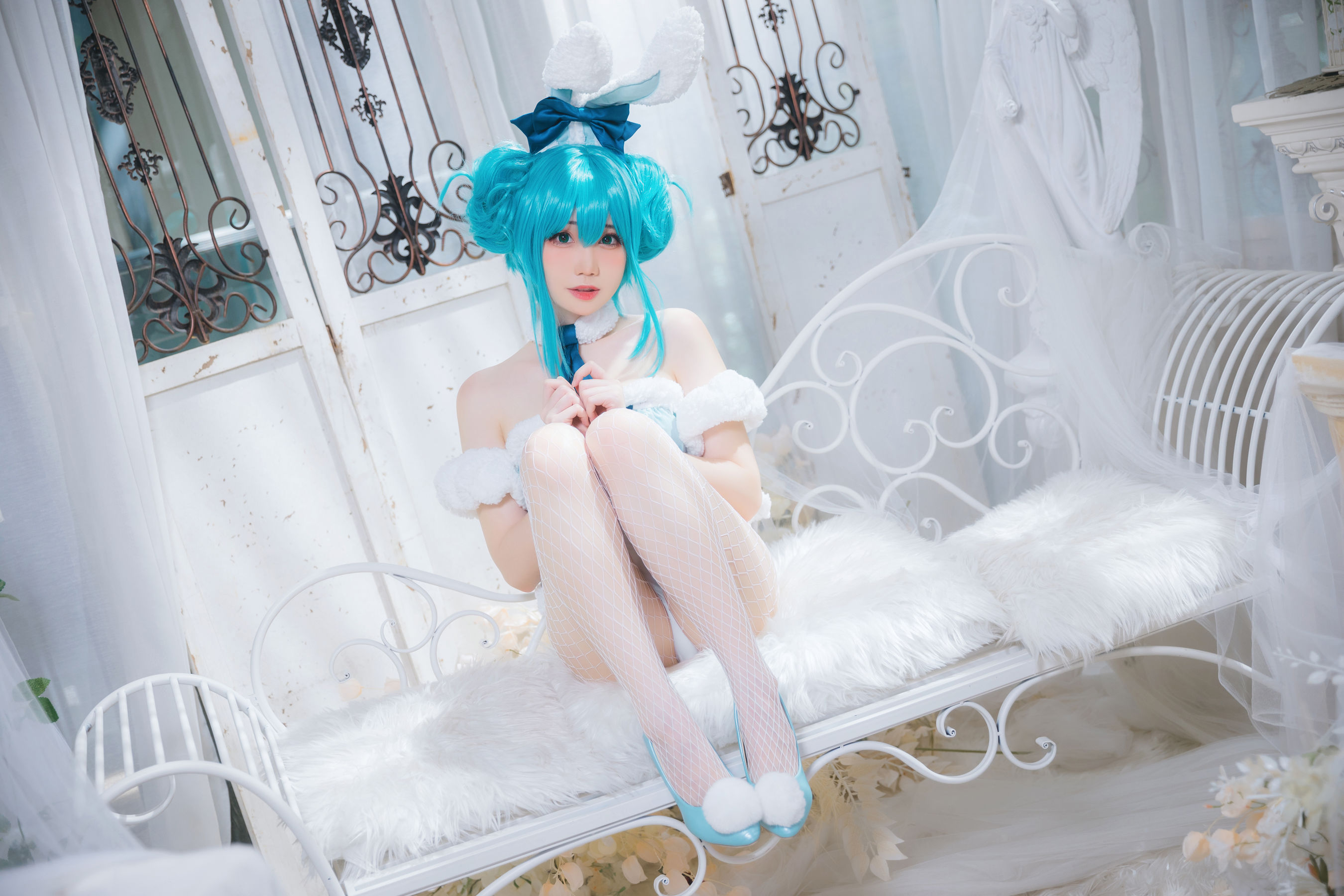 [福利COS] 焖焖碳 - 初音兔女郎第6张