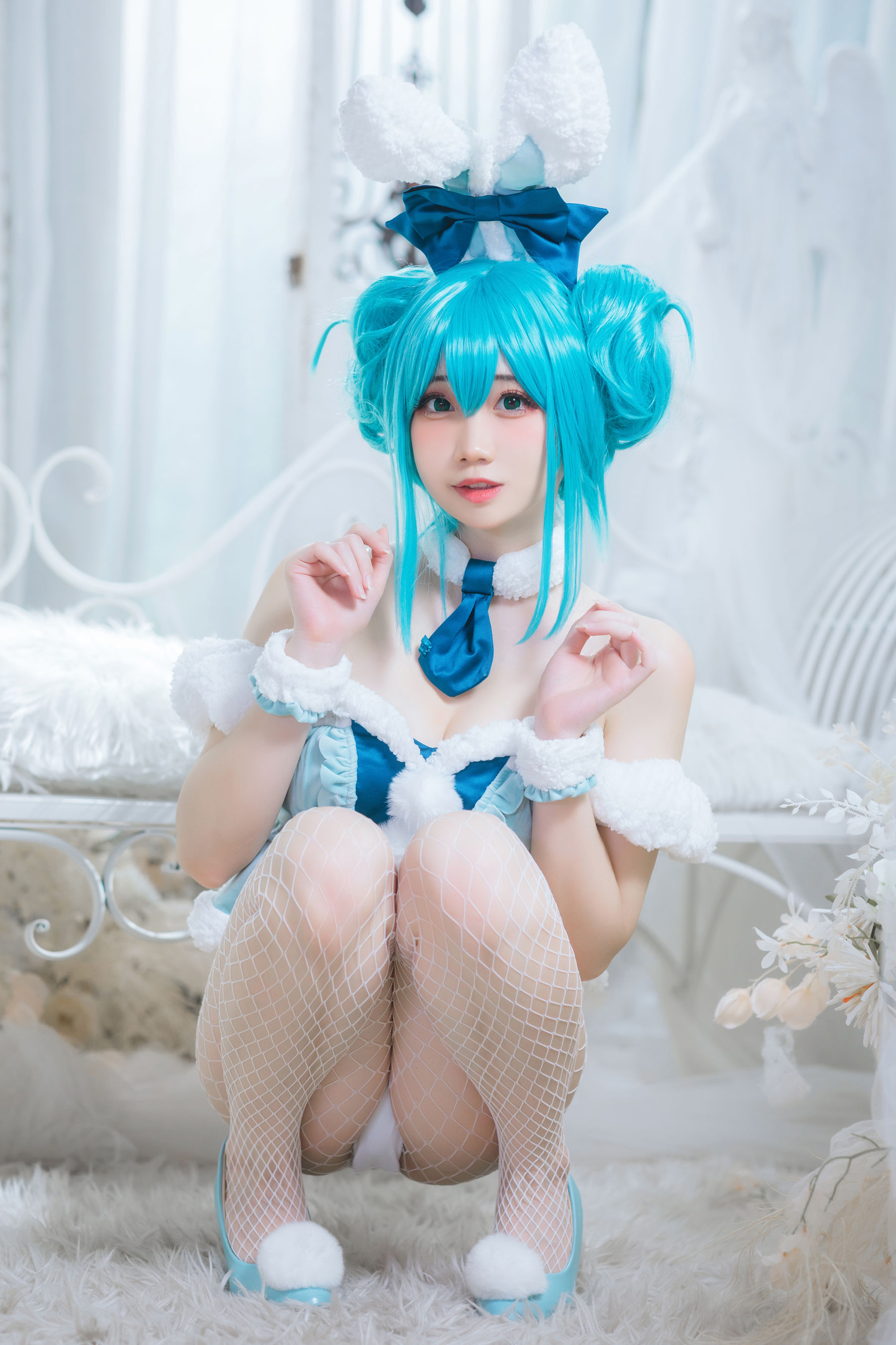 [福利COS] 焖焖碳 - 初音兔女郎第7张