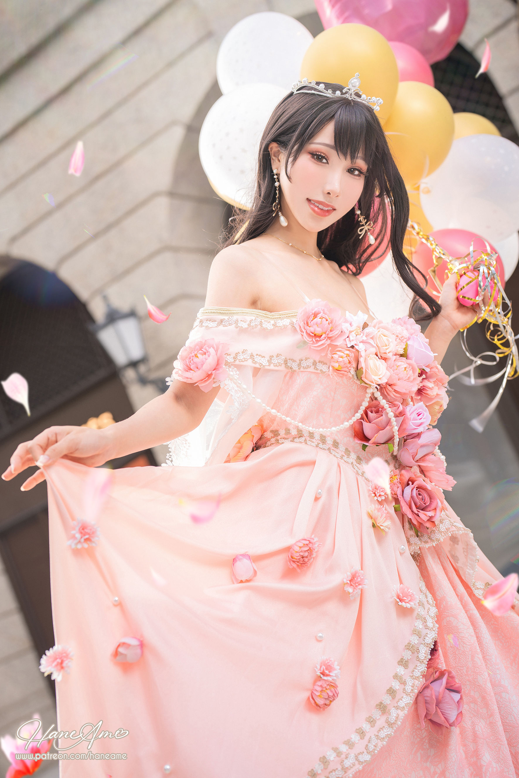 [福利COS] Hane Ame 雨波写真 - 生日礼服第4张
