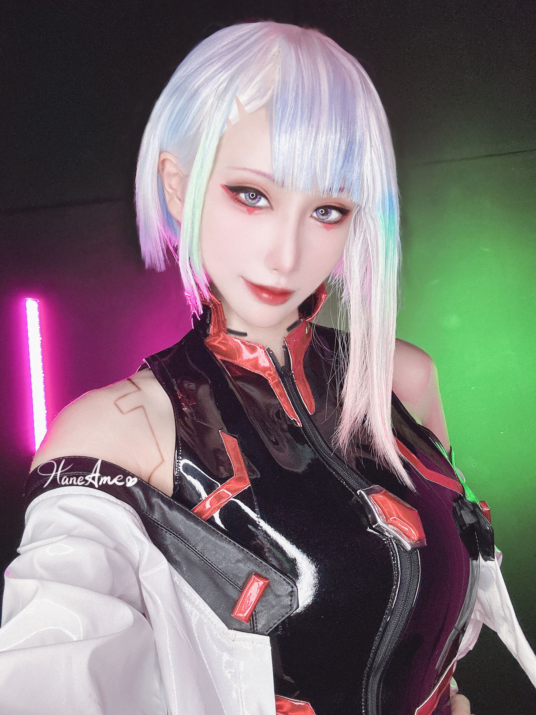 [福利COS] Hane Ame 雨波写真 - Cyberpunk Lucy第12张