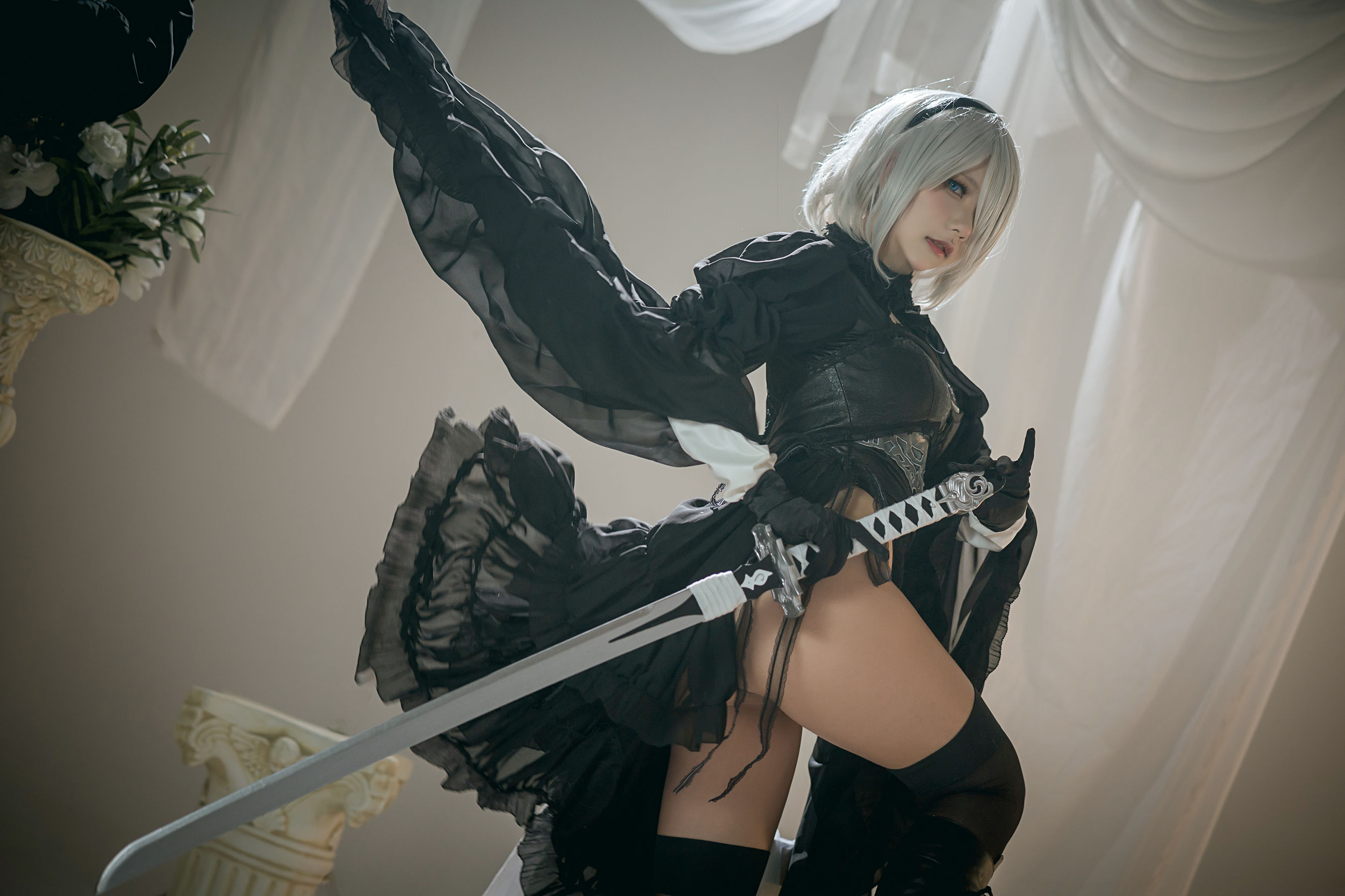 [福利COS] 是一只熊仔吗 - Nier 2B Dress Ver第1张