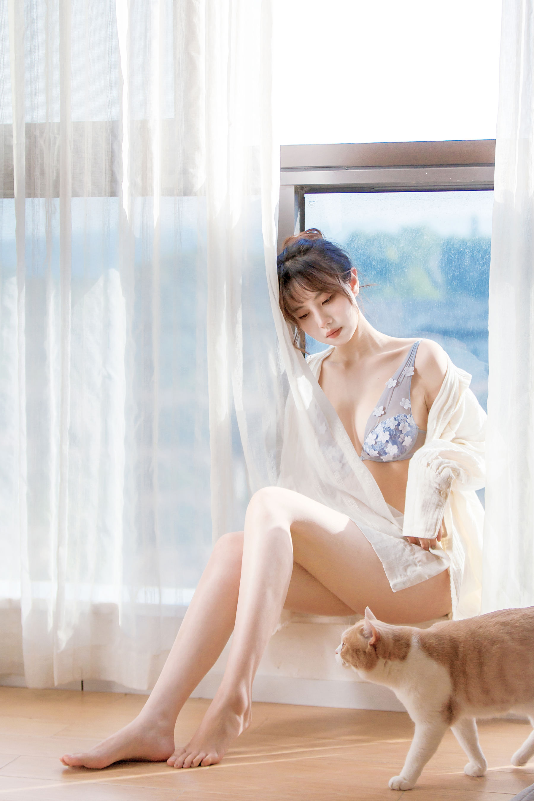 [福利COS] 次元少女念雪ww - 居家蓝色第7张