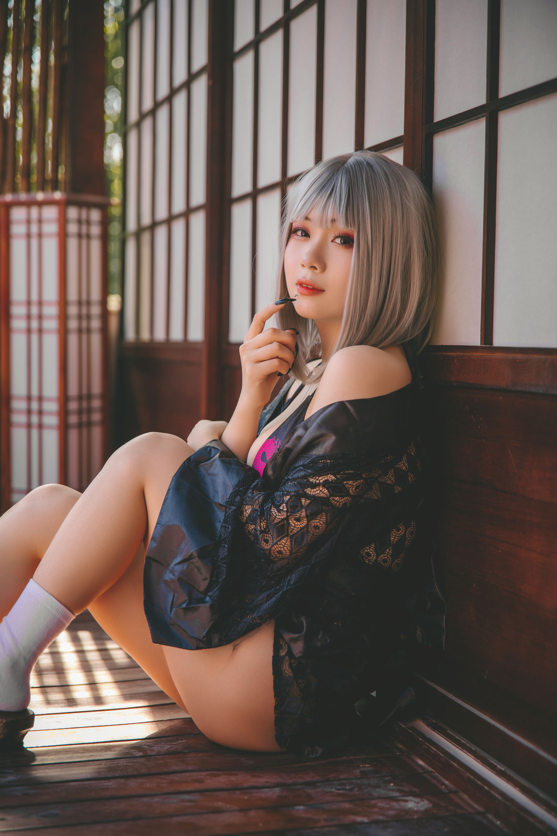 [福利COS] 末夜787 - 五月舰长 和服第15张