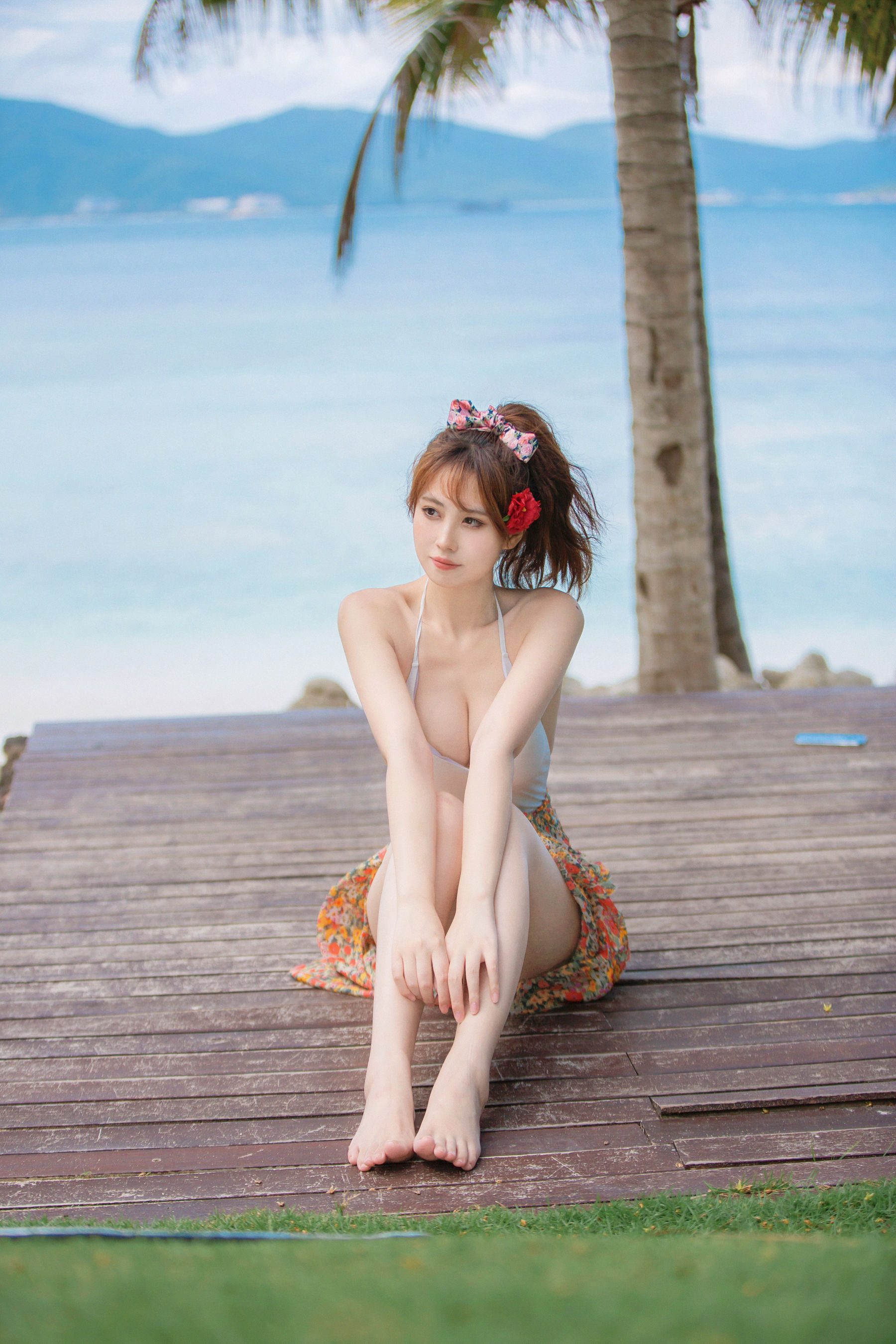 [福利COS] 次元少女念雪ww - 昭和碎花第3张