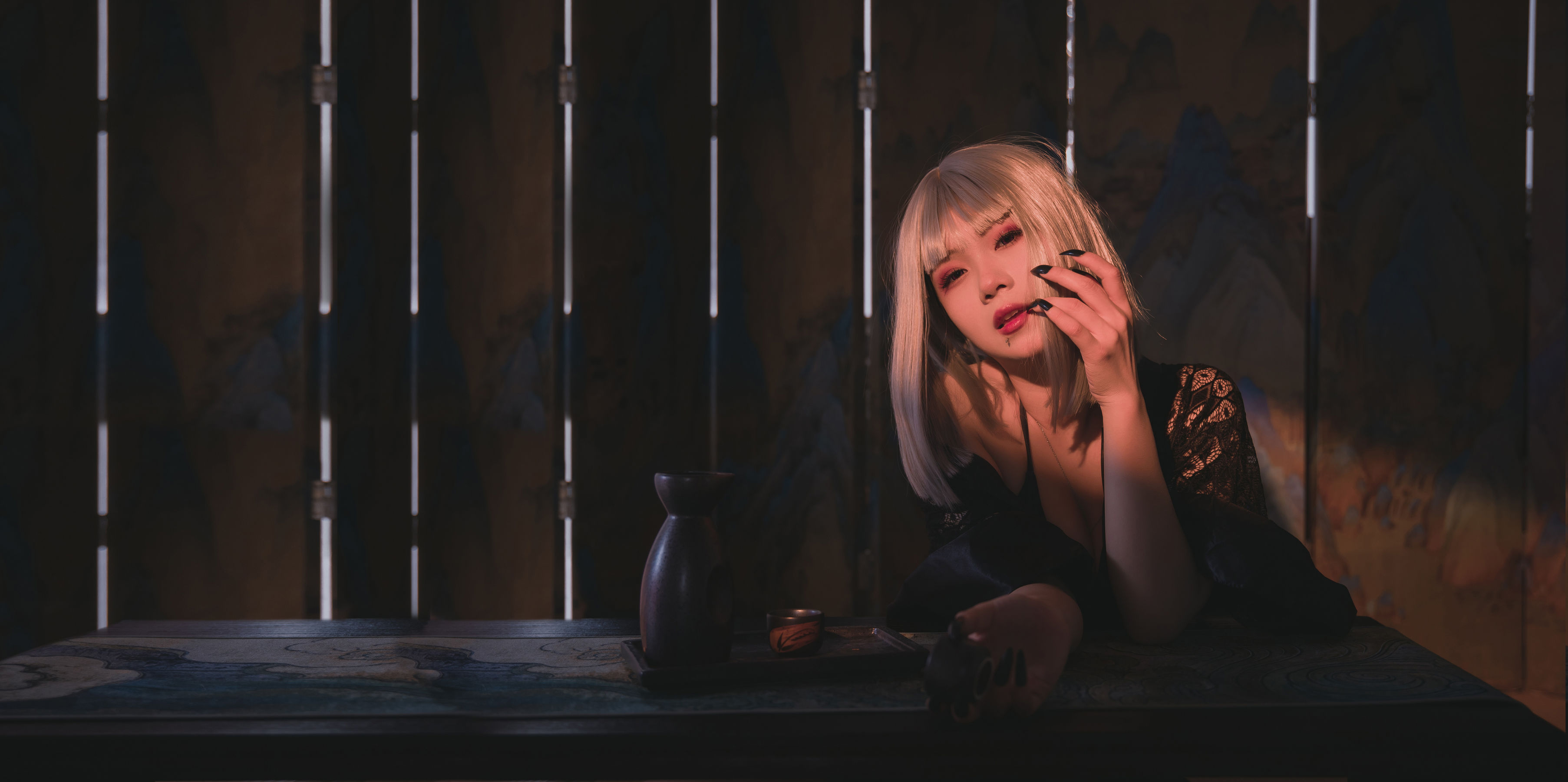 [福利COS] 末夜787 - 五月舰长 和服第3张