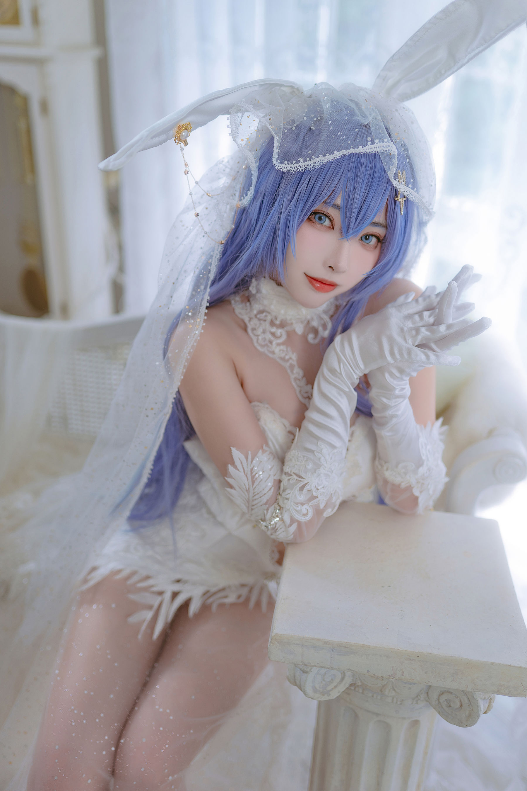 [福利COS] 宫本桜 - 花园花嫁第8张