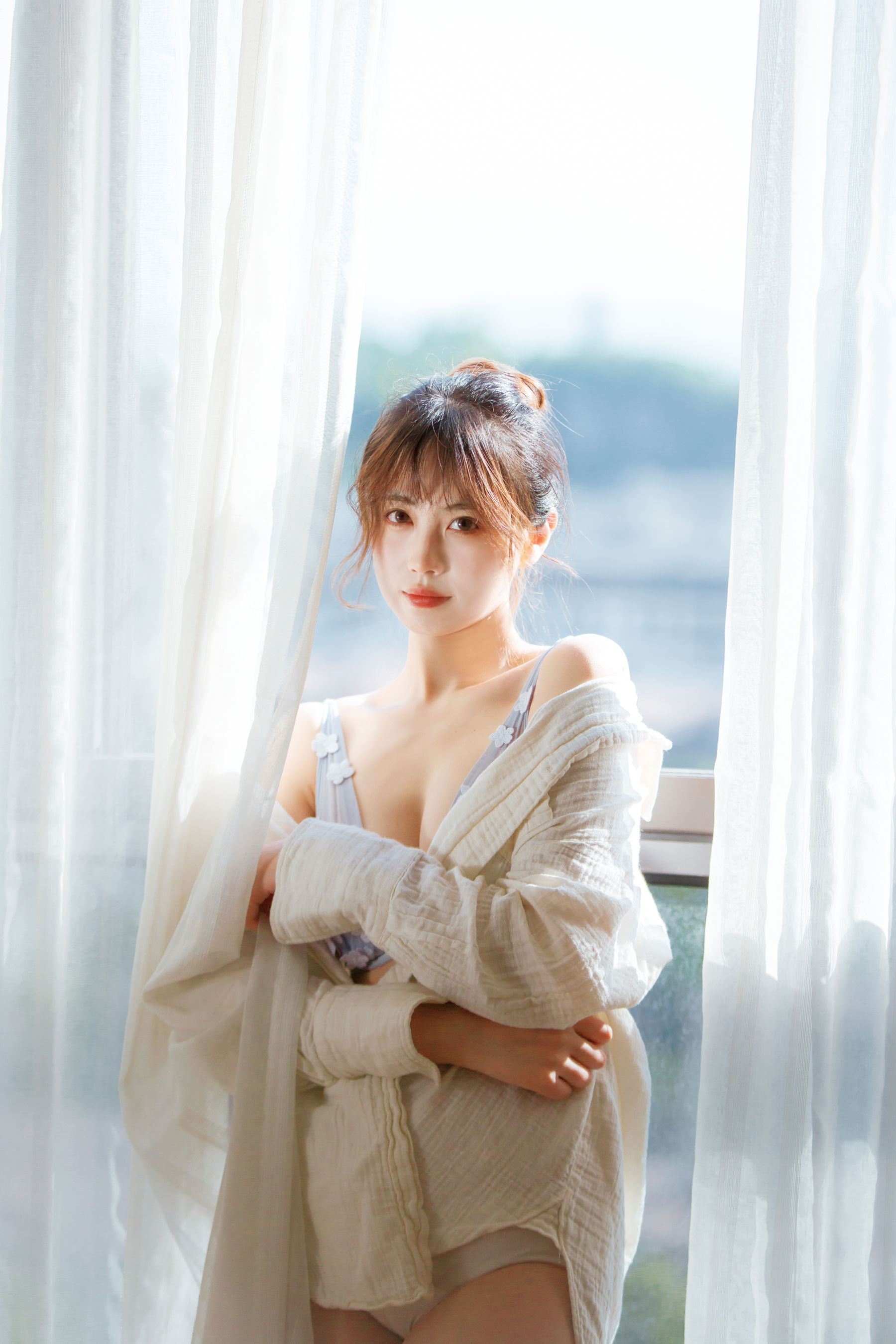 [福利COS] 次元少女念雪ww - 居家蓝色第5张