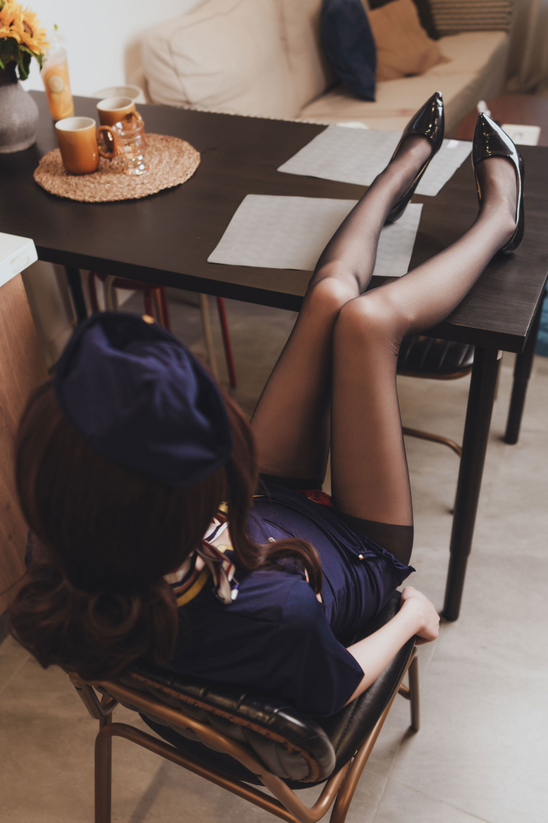 [福利COS] 西园寺南歌写真 - 空姐第5张