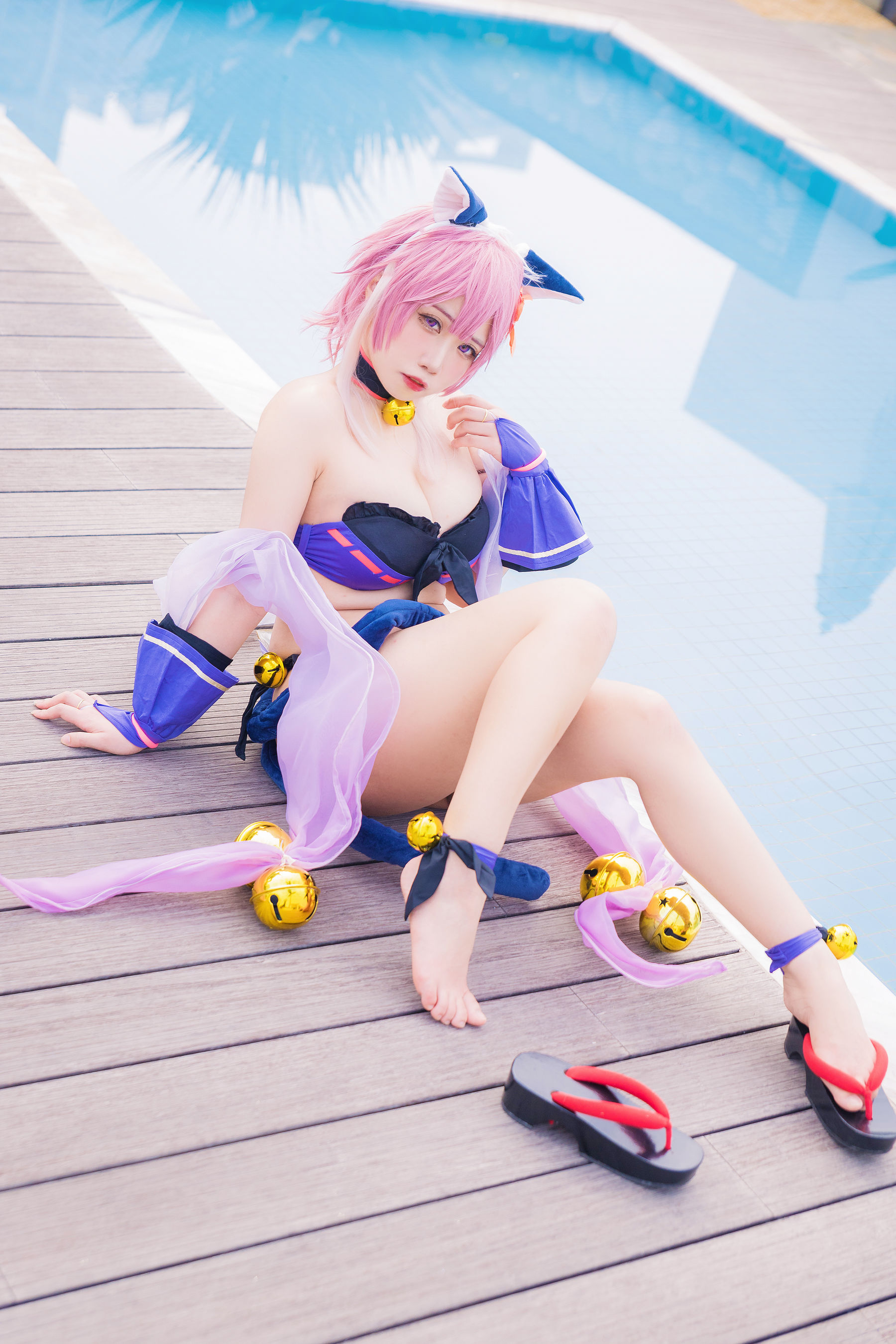 [福利COS] 贞子蜜桃 - 九月舰长 宮坂珠希泳装第6张