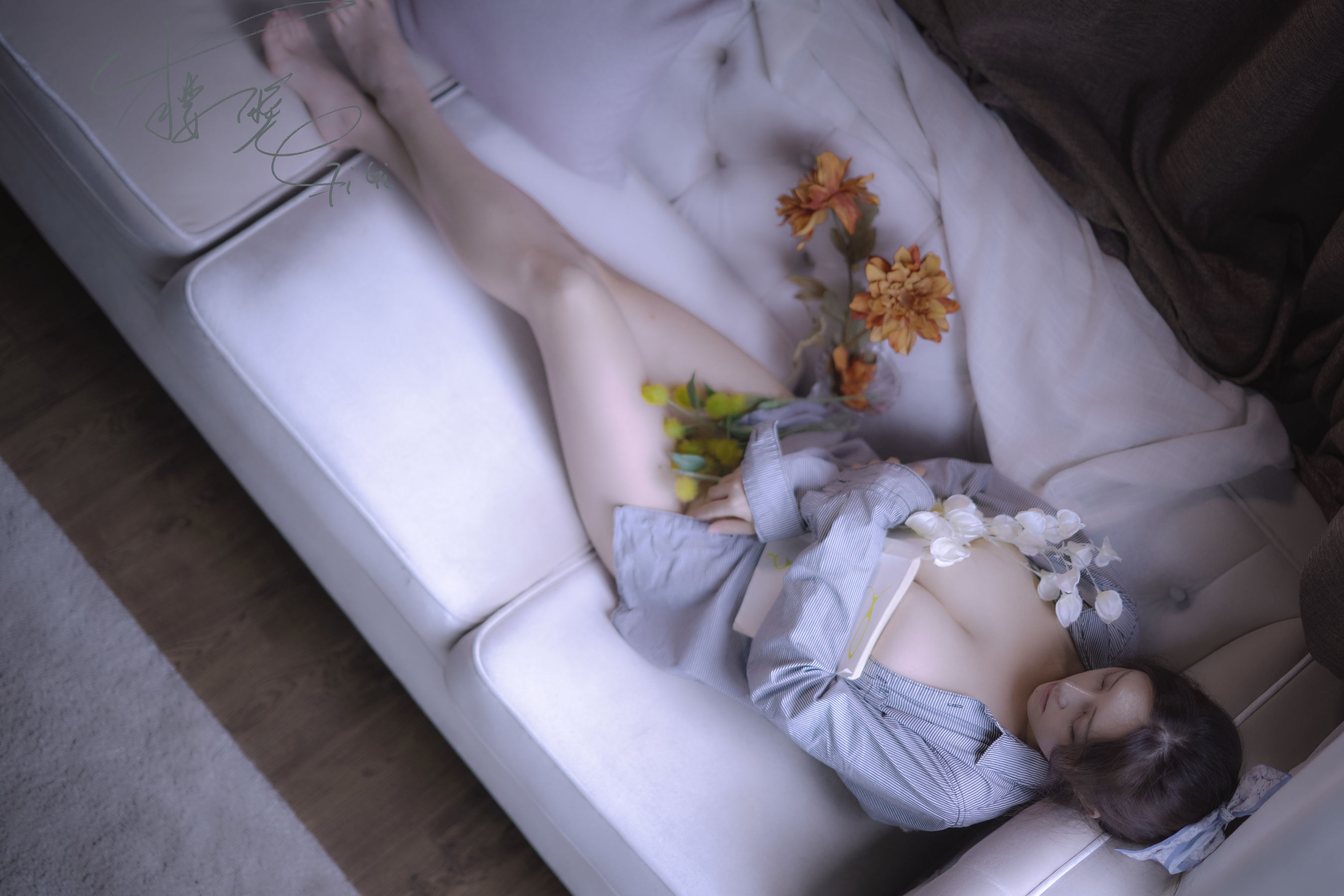 [福利COS] 网络红人樱晚gigi - 你的衬衫第7张