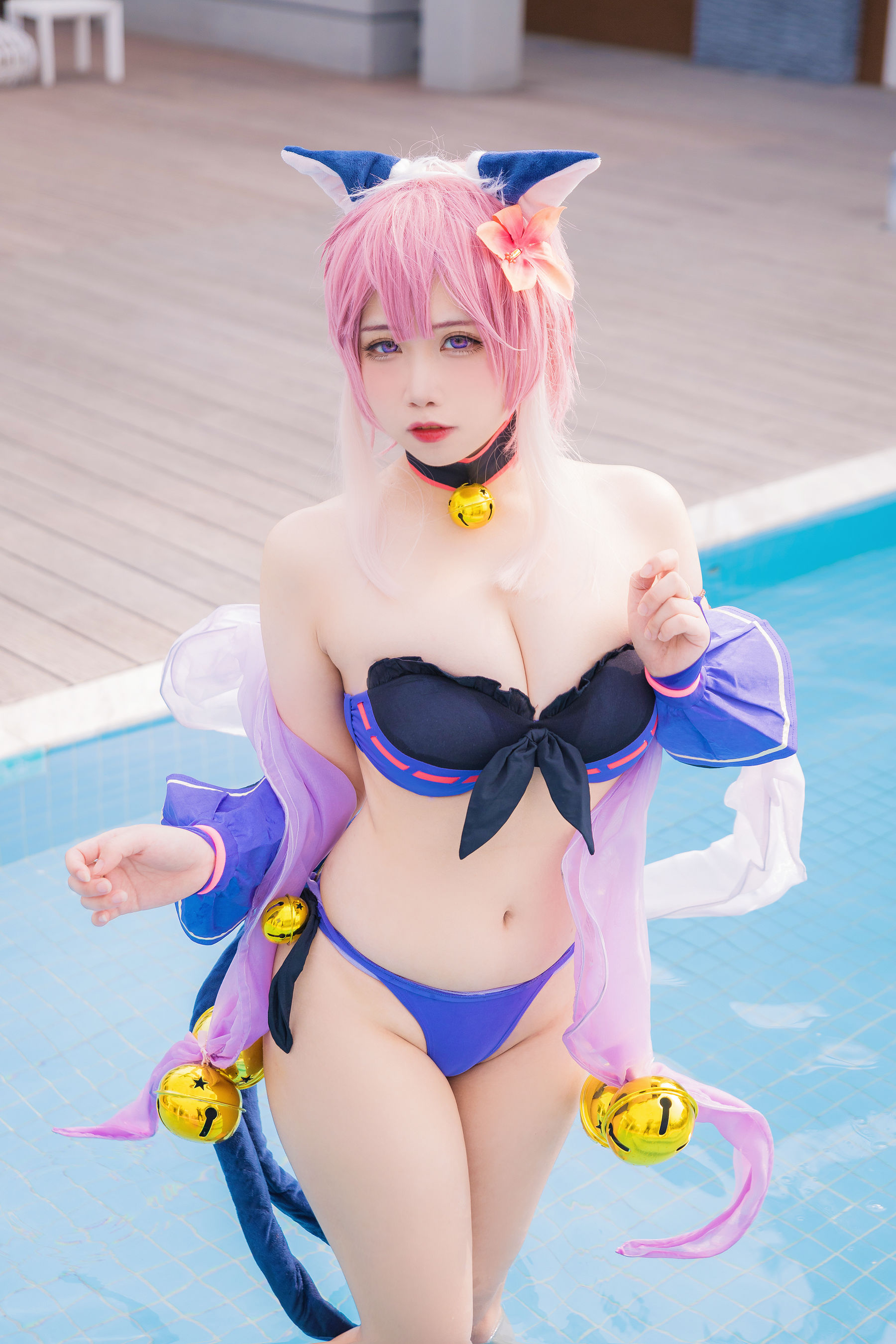 [福利COS] 贞子蜜桃 - 九月舰长 宮坂珠希泳装第7张