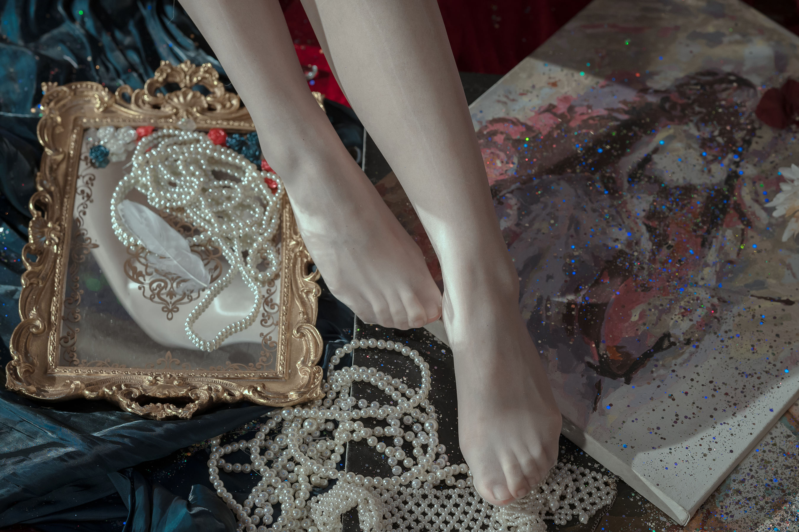 [福利COS] 云溪溪 - 奶桃桃 N44天使第3张