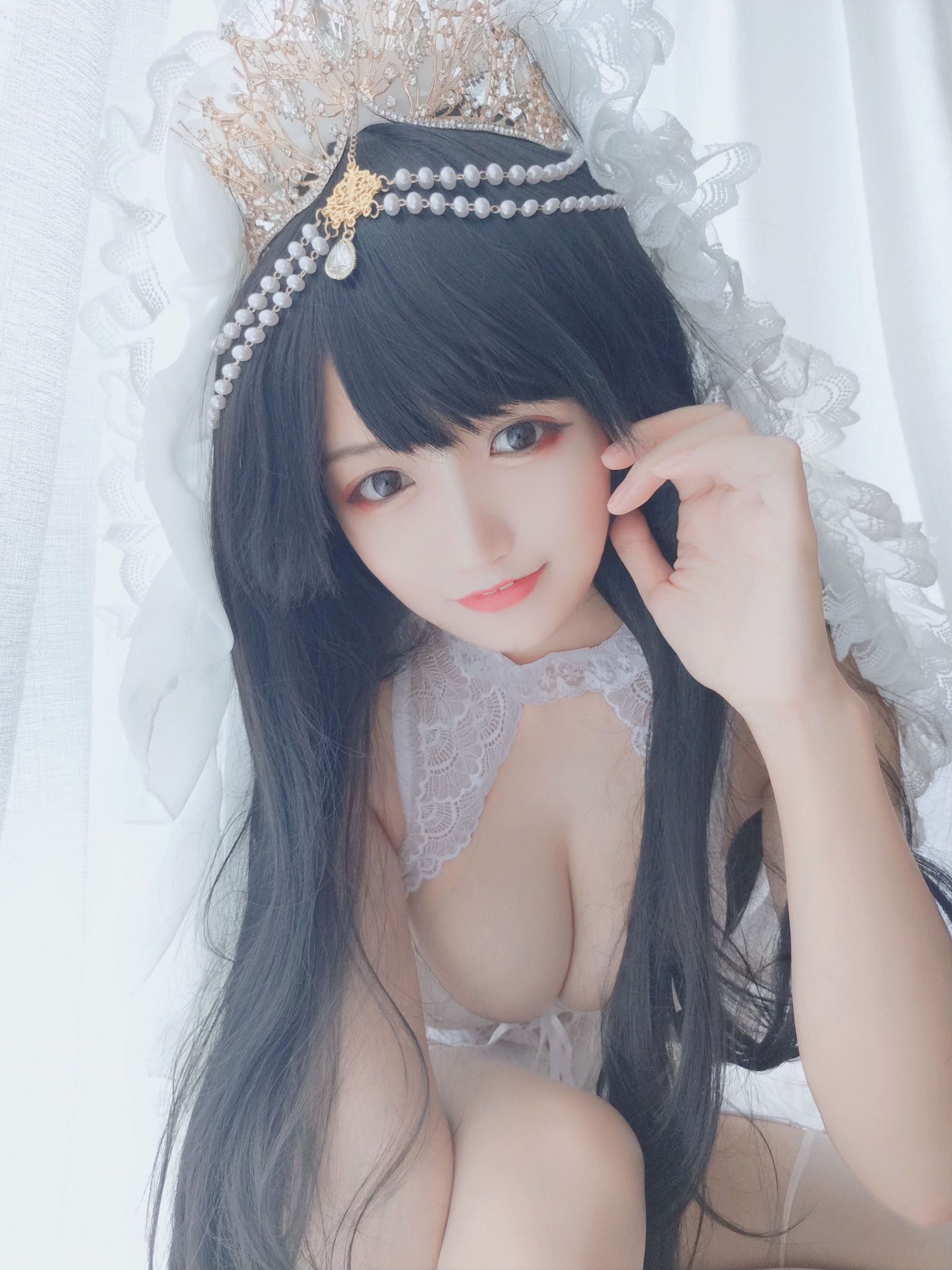 [福利COS] 动漫博主小仓千代w - 可可爱爱花嫁第10张