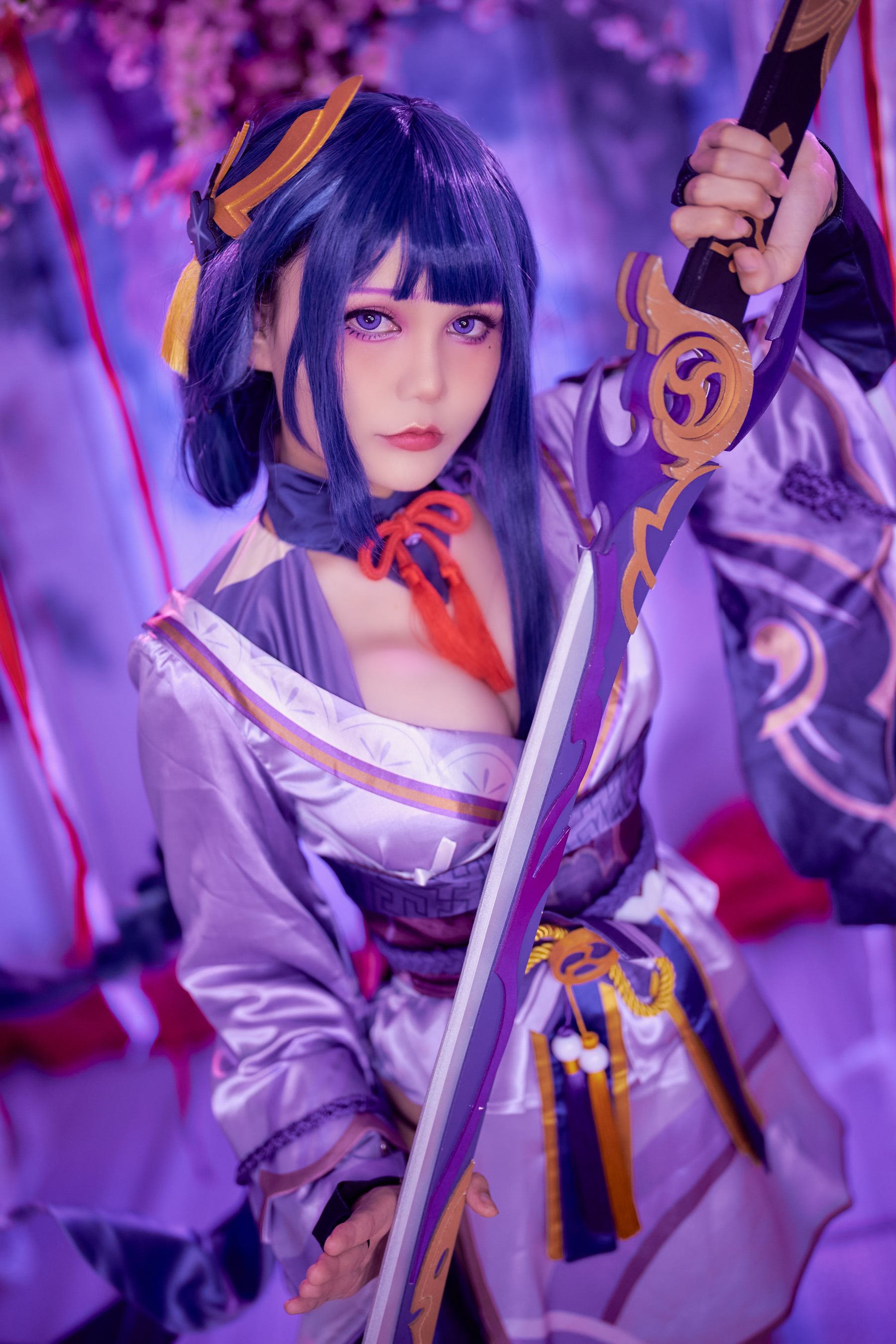 [福利COS] JOYCE - 原神 雷电将军第13张