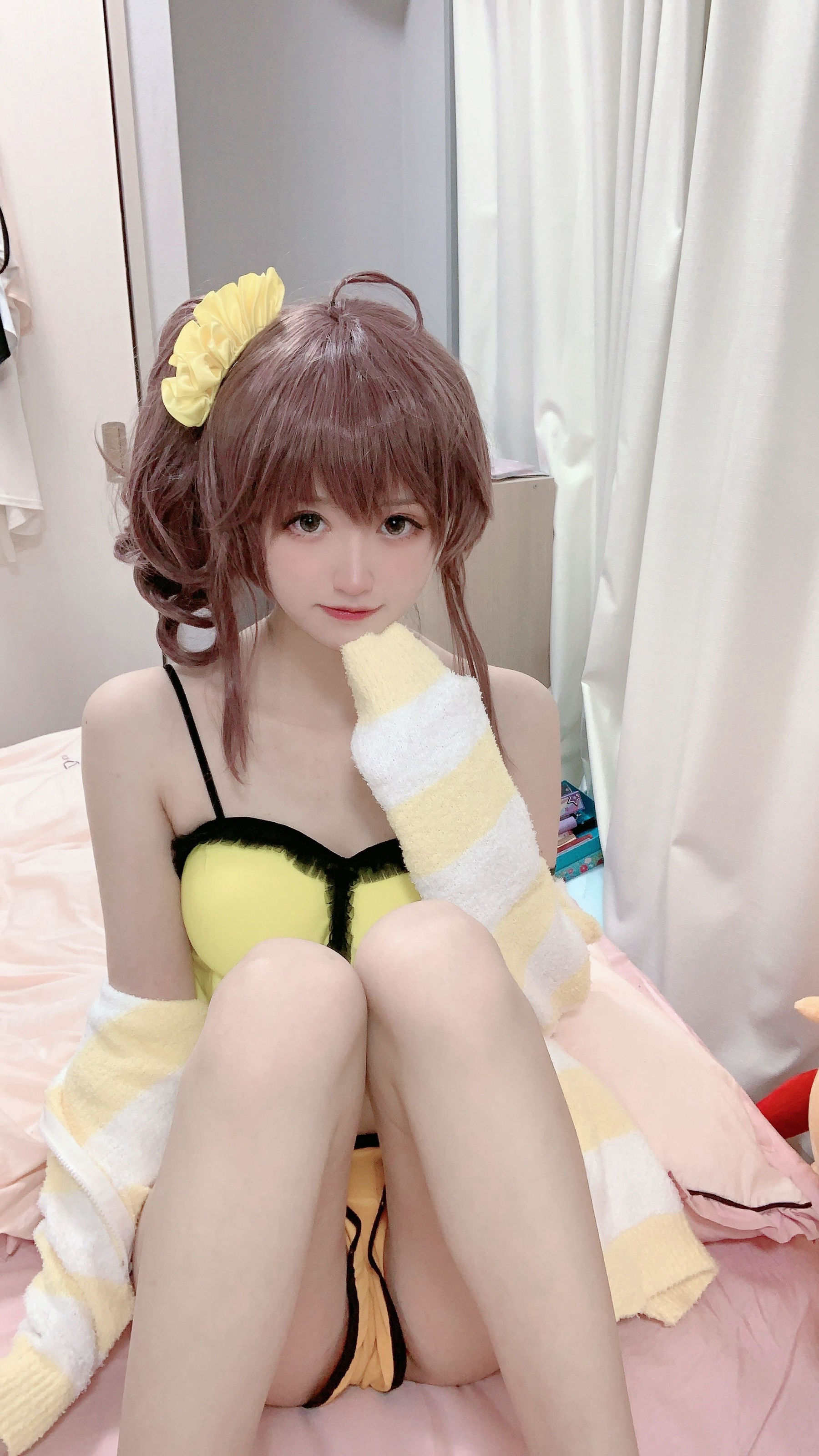 [福利COS] 千阳(ちよ) - 夏色祭睡衣第5张