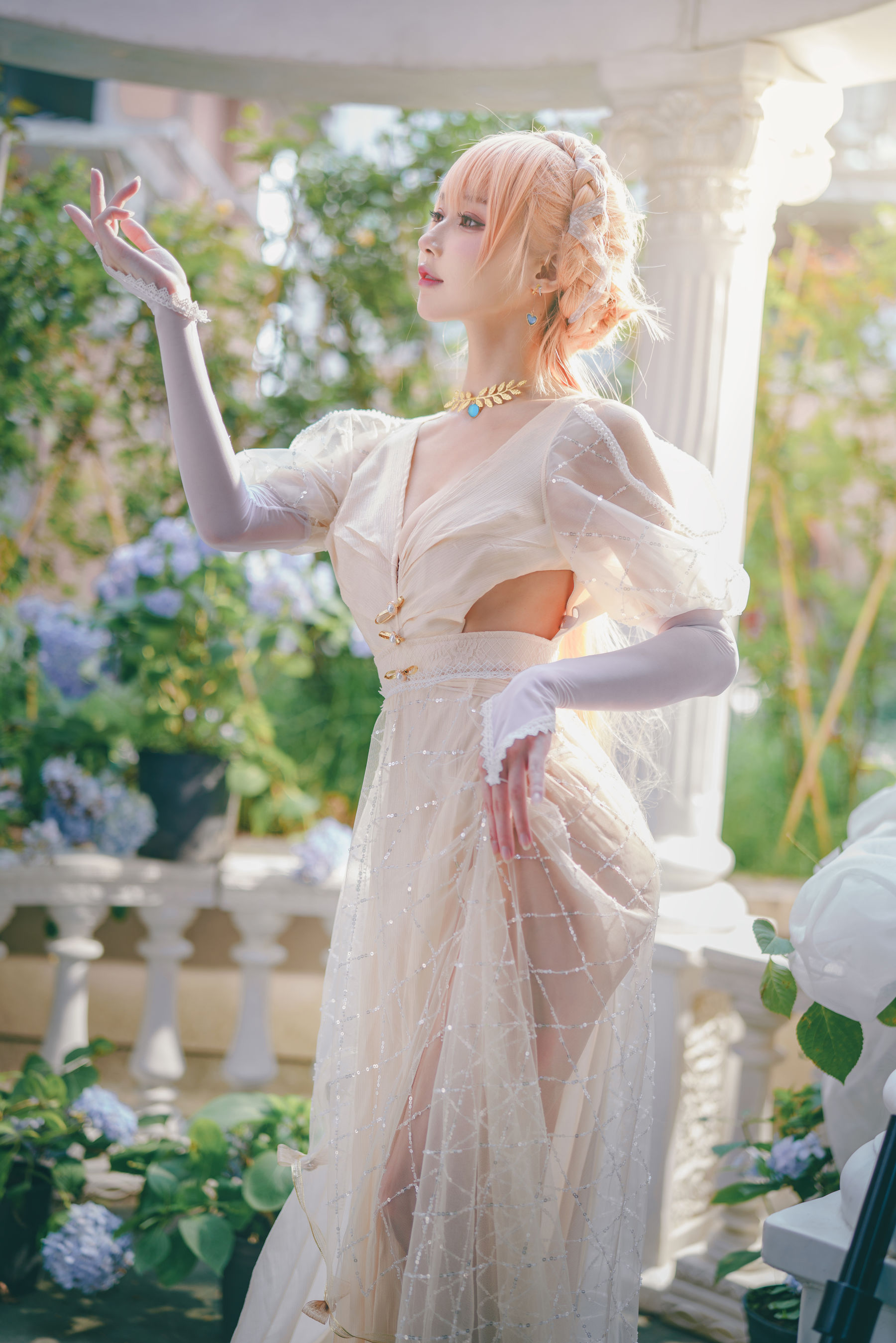 [福利COS] 动漫博主阿包也是兔娘 - 舰长图 OTS14第9张