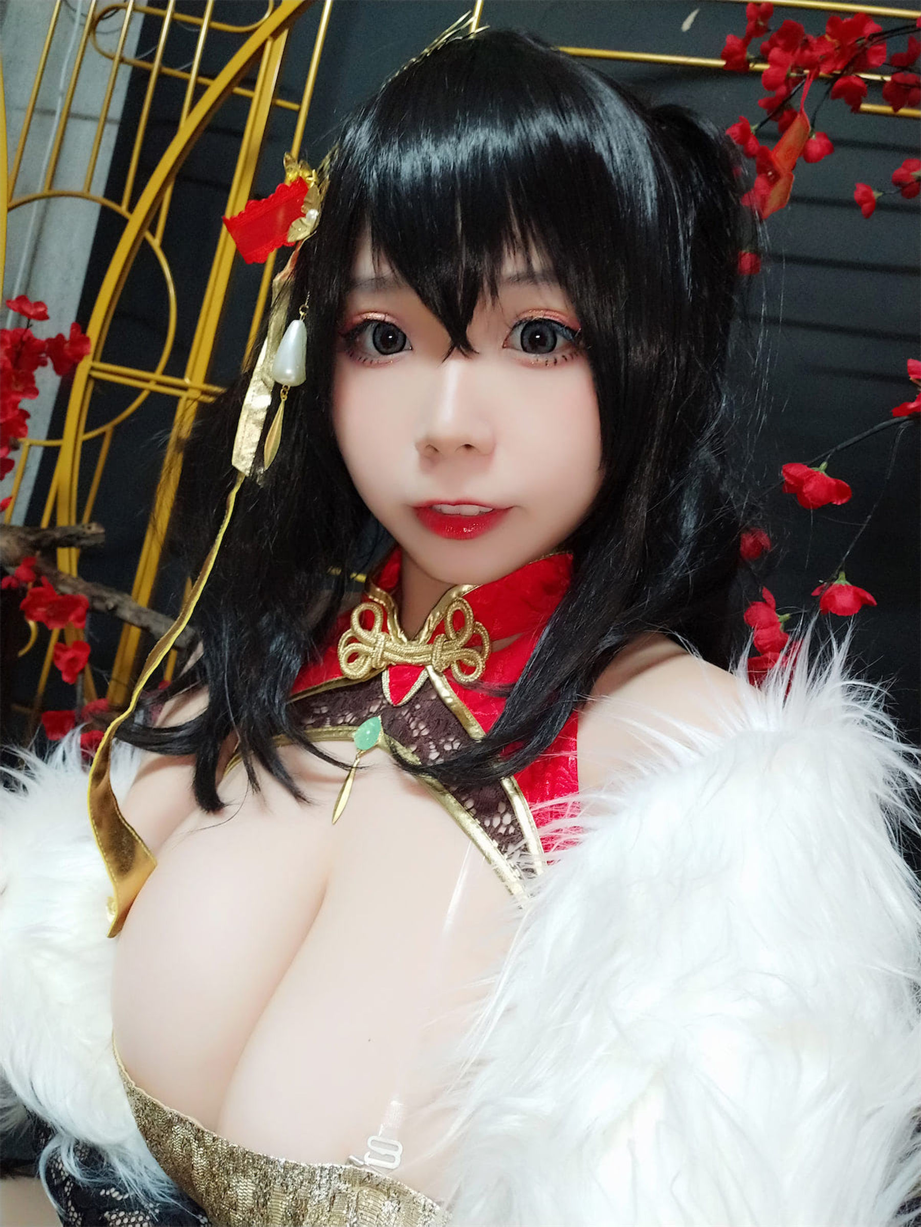 [福利COS] 自闭颜球球(无颜小天使wy) - 碧蓝航线 大凤红旗袍第14张