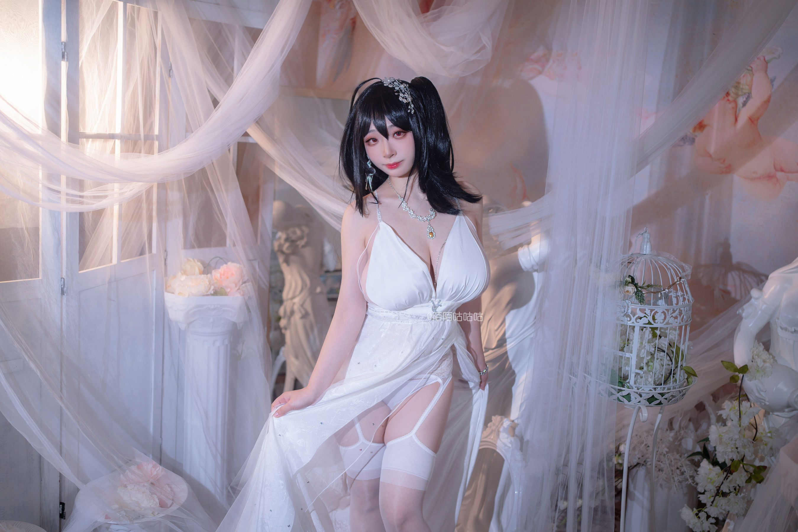 [福利COS] Cosplay美女韶陌陌 - 大凤 婚纱第8张