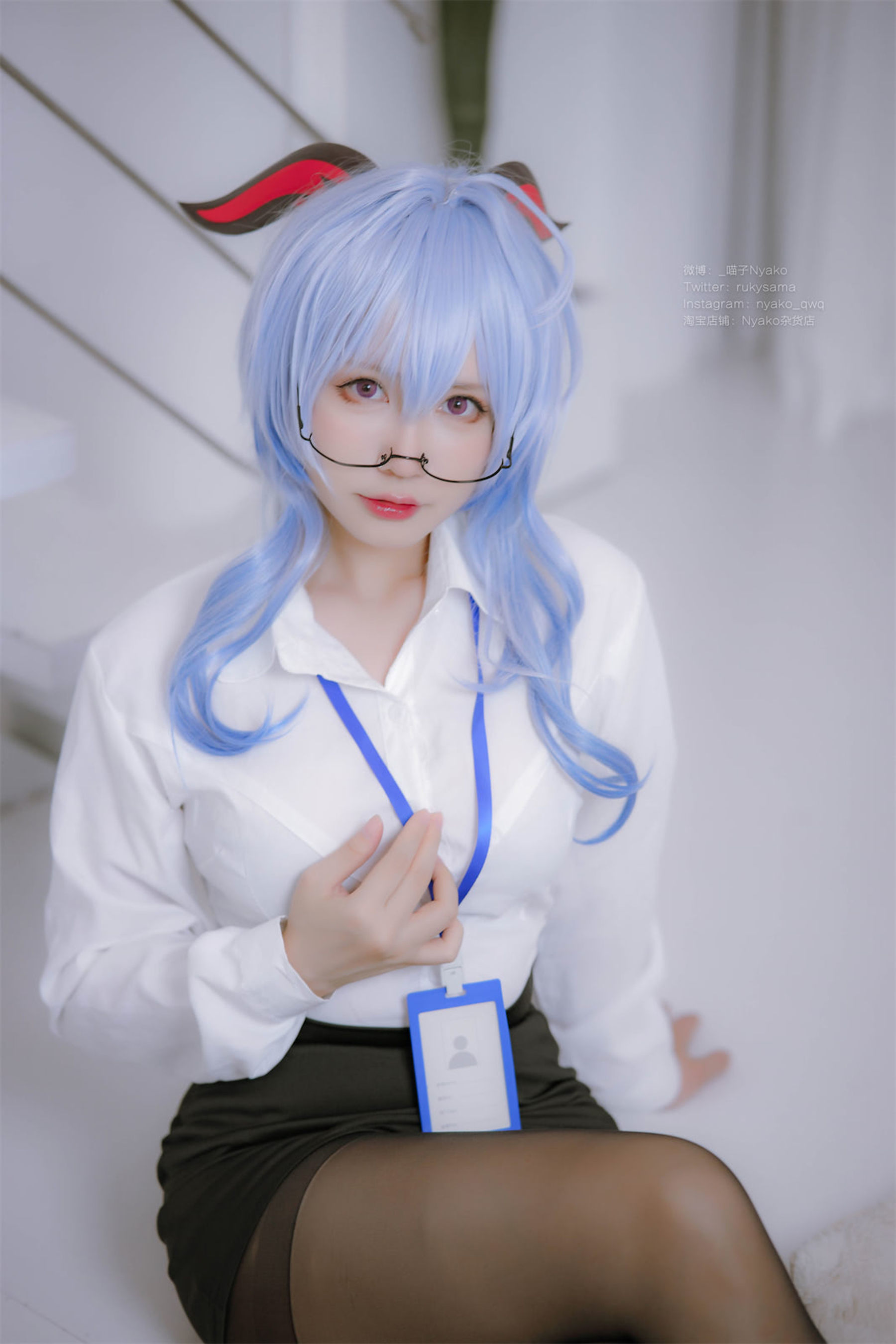 [福利COS] Nyako喵子 - 原神甘雨OL第4张