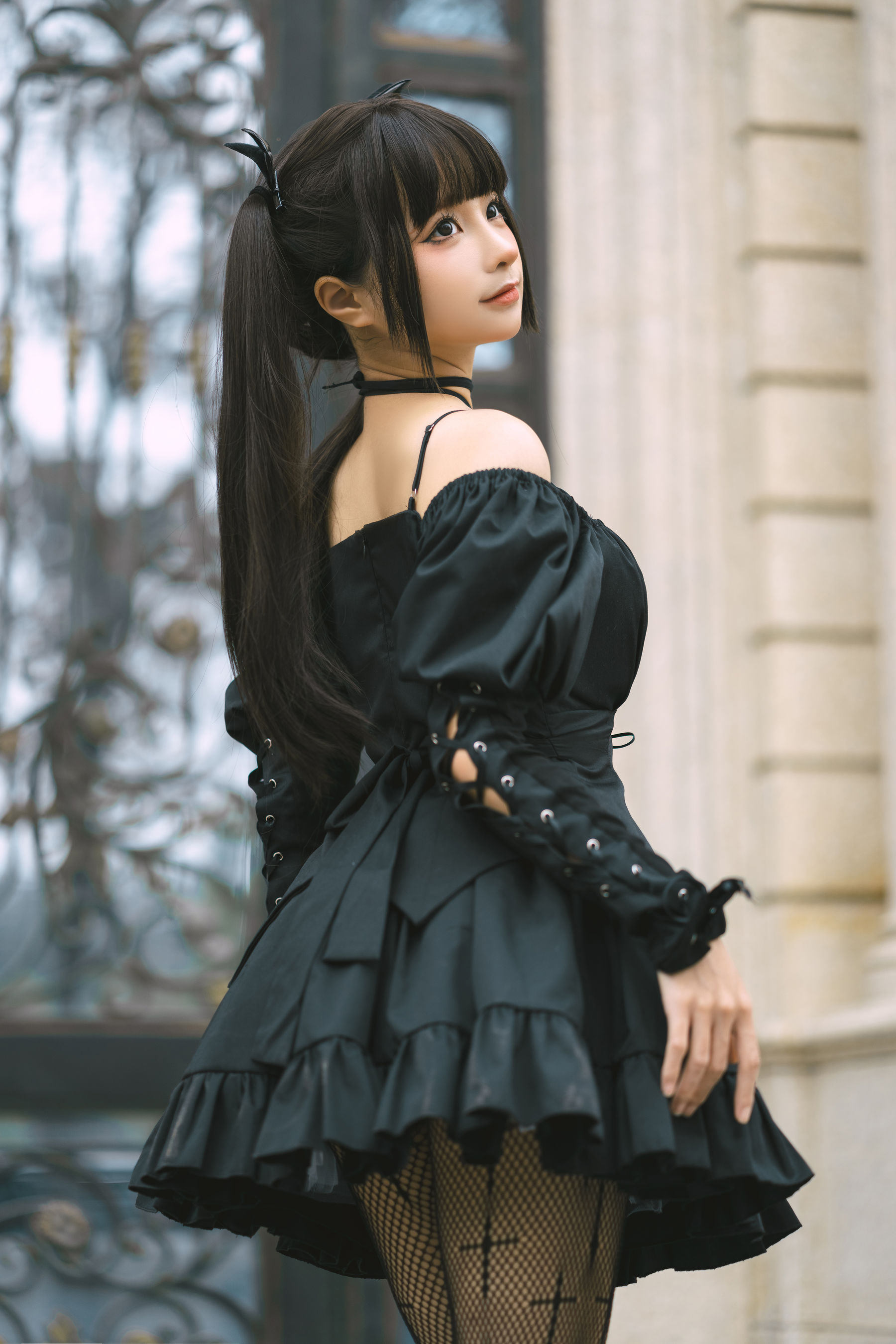 [福利COS] 动漫博主蠢沫沫 - 双马尾小恶魔第6张