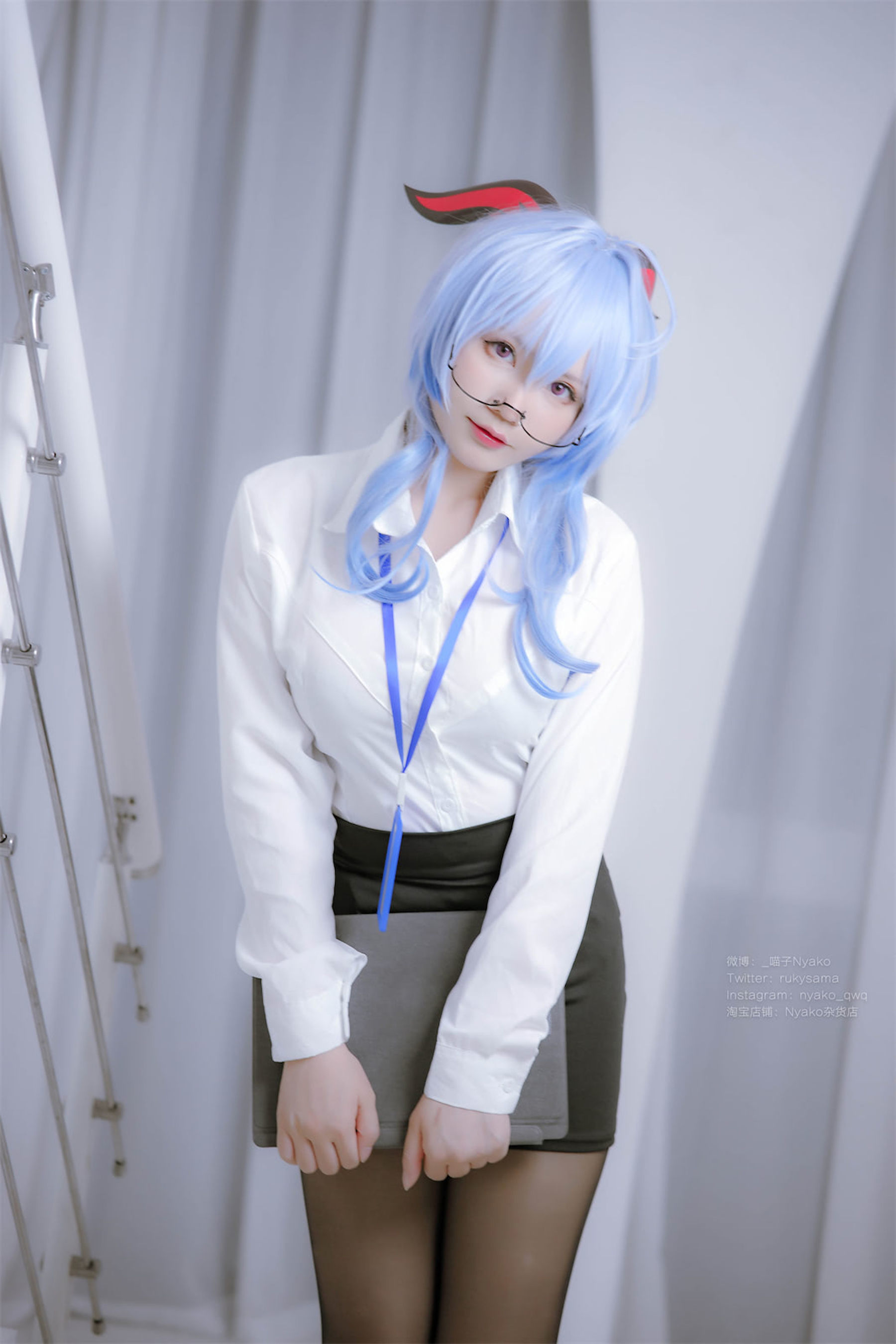[福利COS] Nyako喵子 - 原神甘雨OL第9张