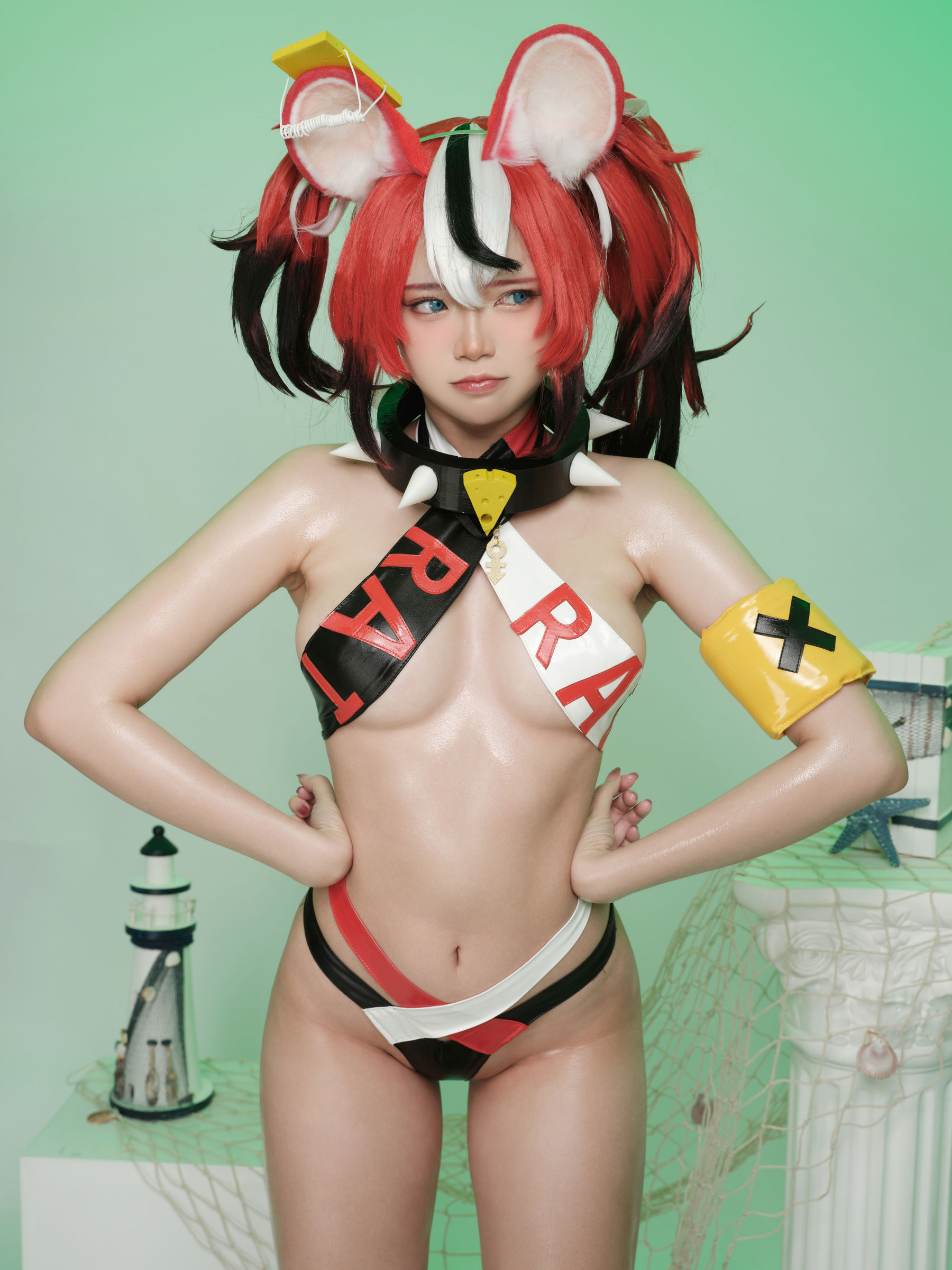 [福利COS] ZinieQ - Hakos Baelz Pole Dancing第4张