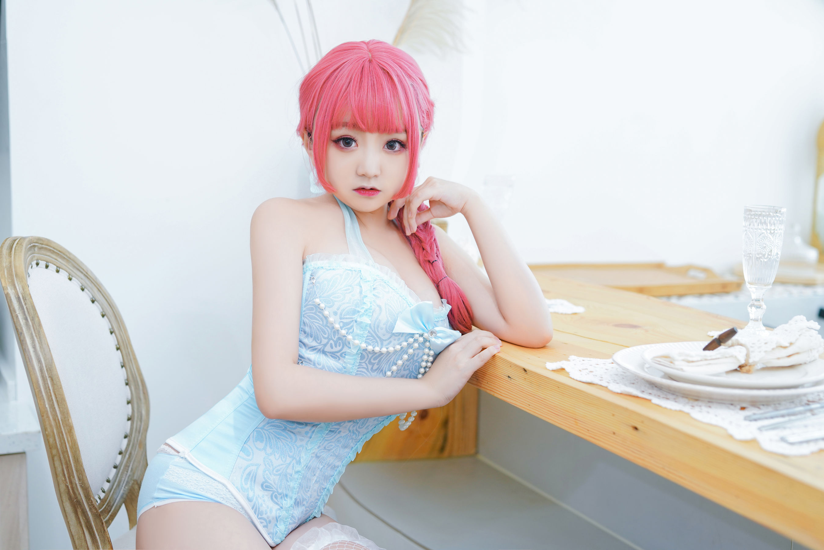 [福利COS] 动漫博主恩田直幸 - 蓝色束缚第7张