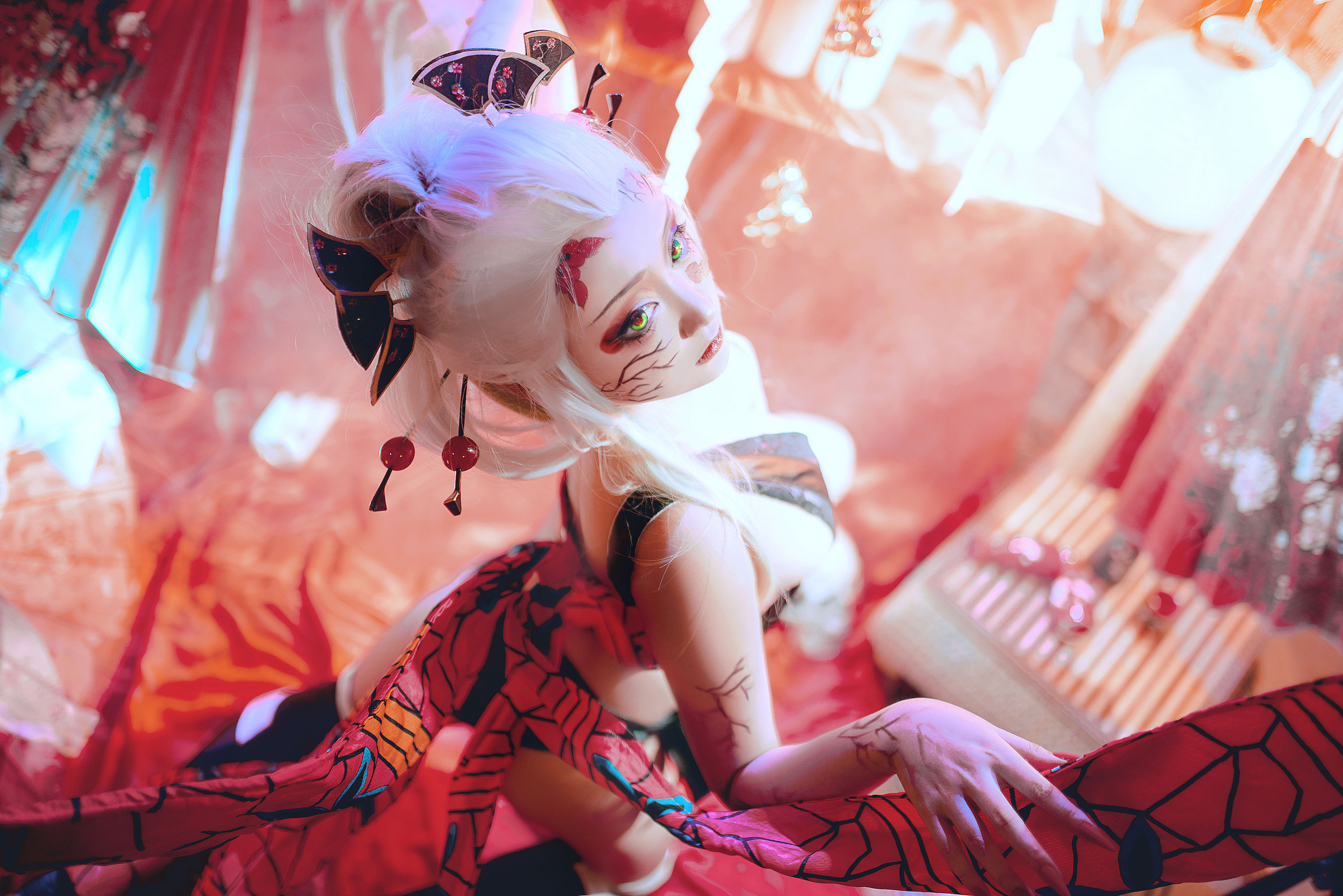 [福利COS] 动漫博主恩田直幸 - 堕姬第1张