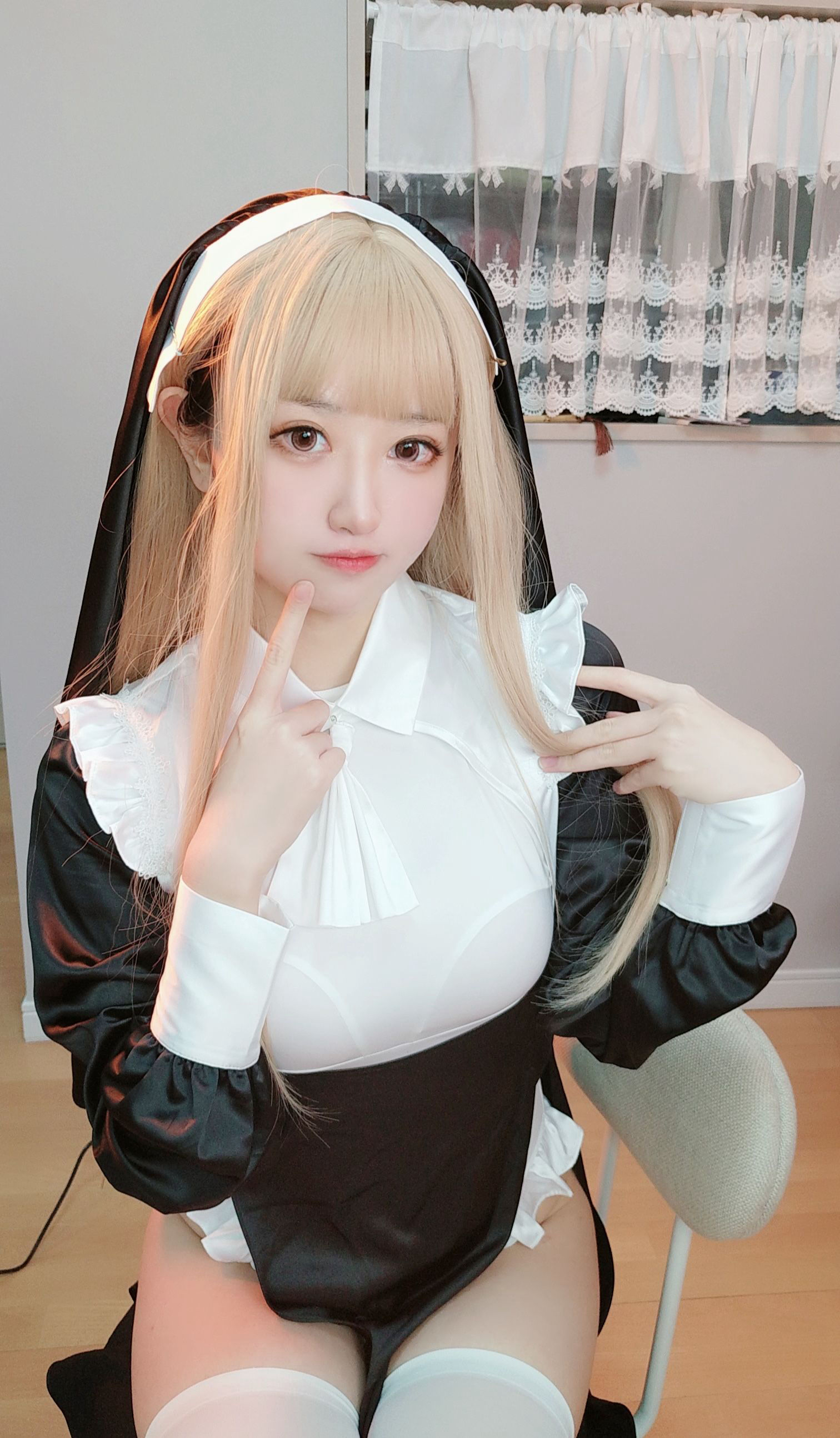 [福利COS] 千阳(ちよ) - 修女第3张