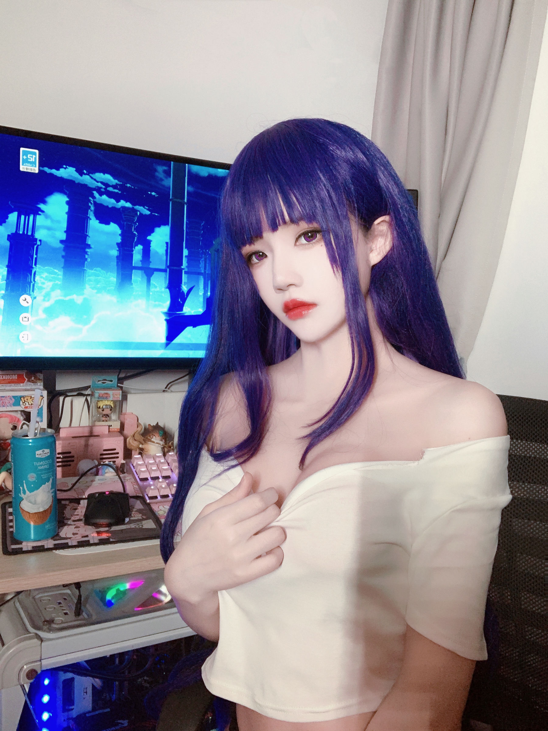 [福利COS] 桜桃喵 - 雷电将军自拍第5张