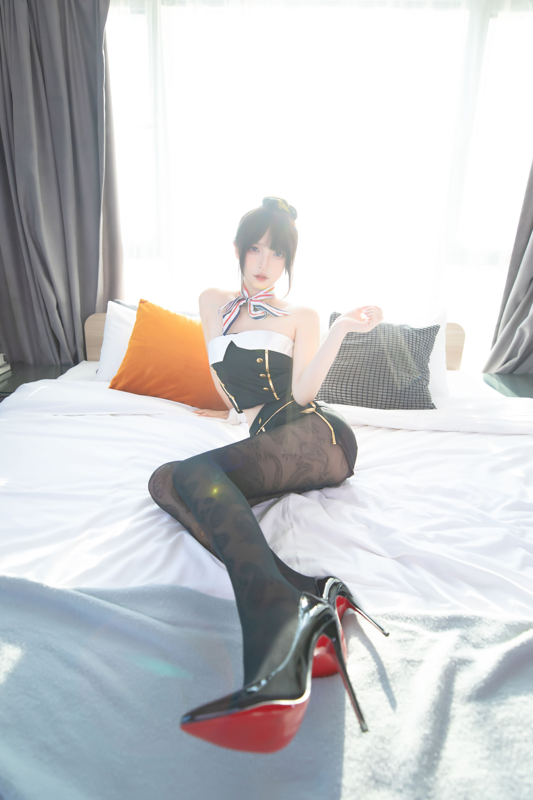 [福利COS] 萝莉神楽板真冬 空中邂逅第12张