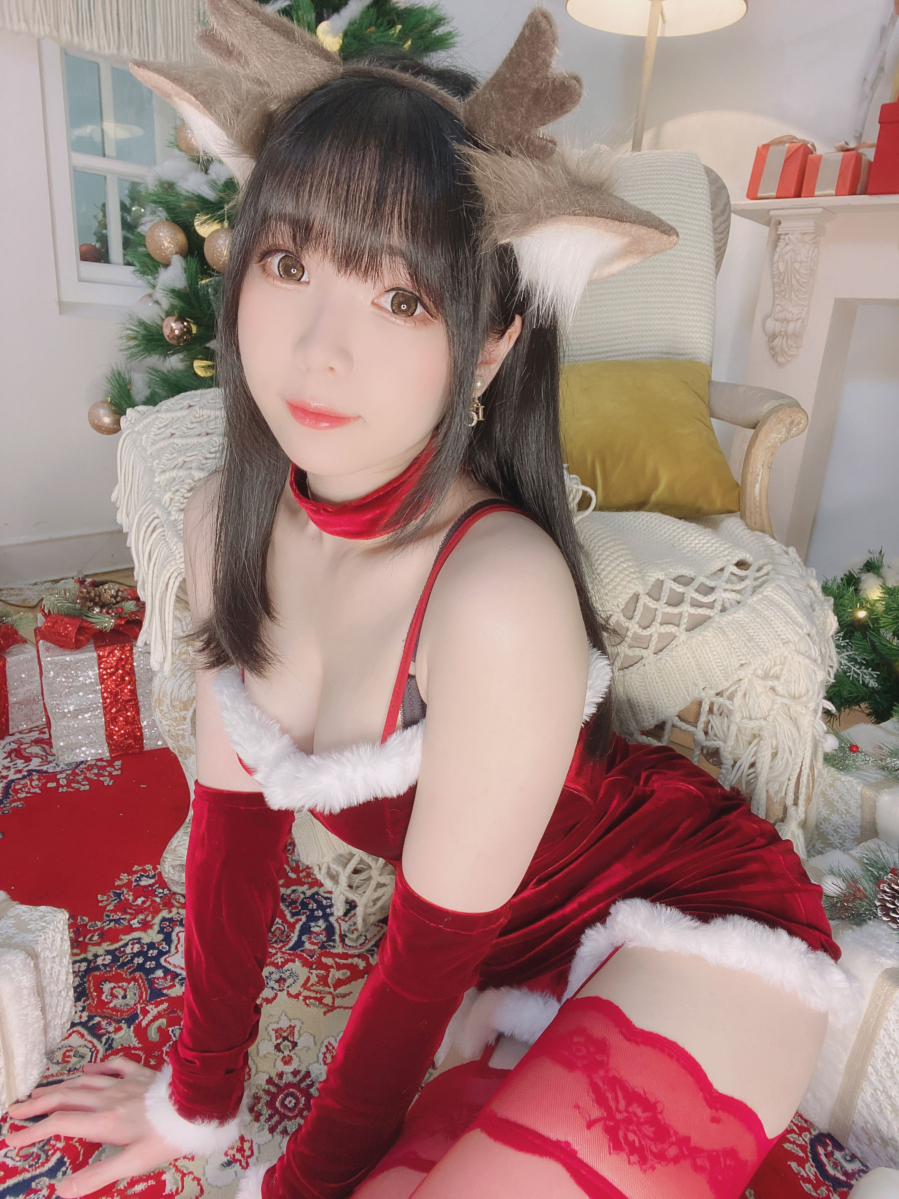 [福利COS] 微博妹纸霜月shimo[fantia] 2022-12-25 メリー・クリスマス！！第1张