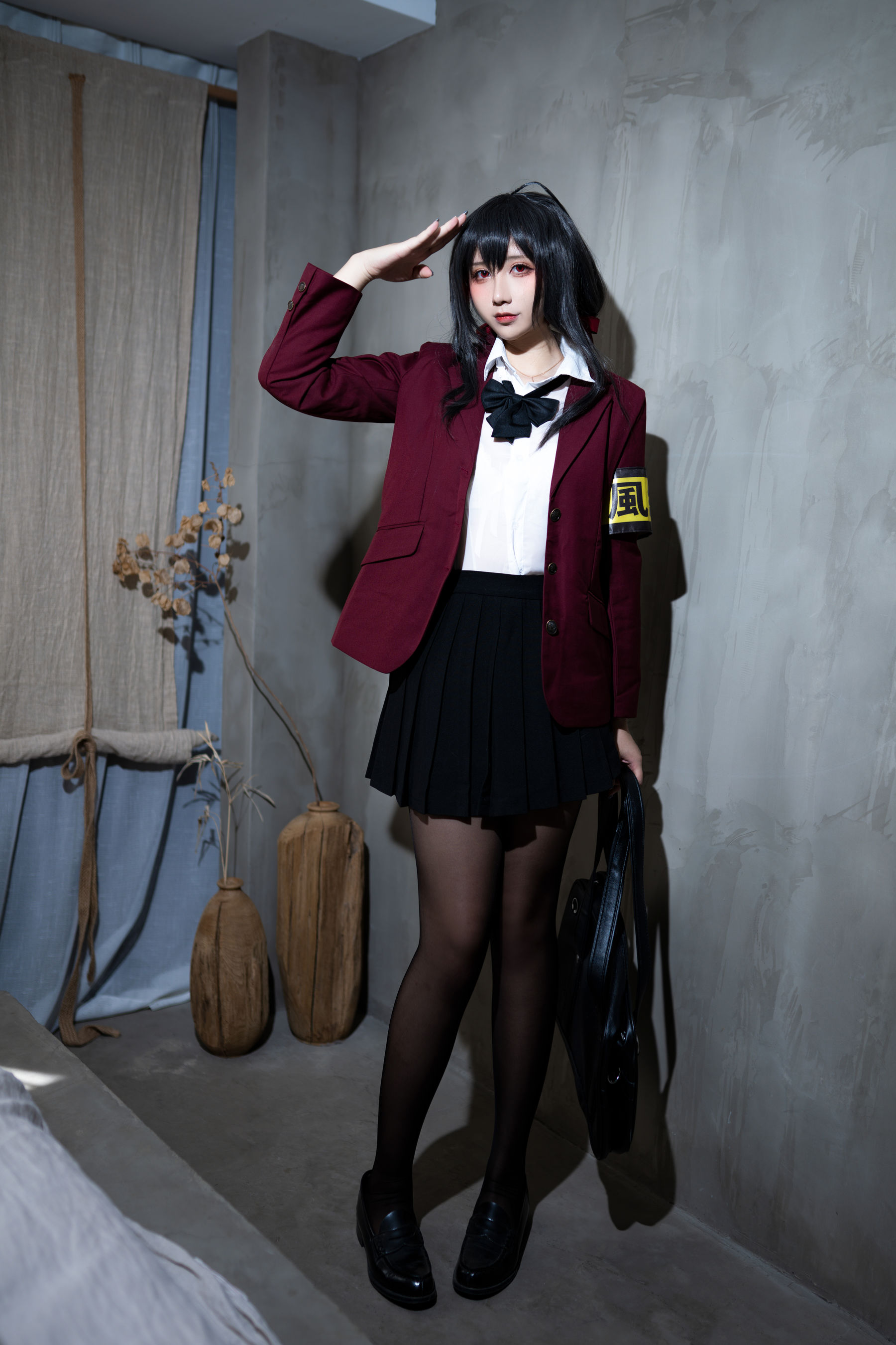 [福利COS] 动漫博主九曲Jean - 大凤风纪委员第2张