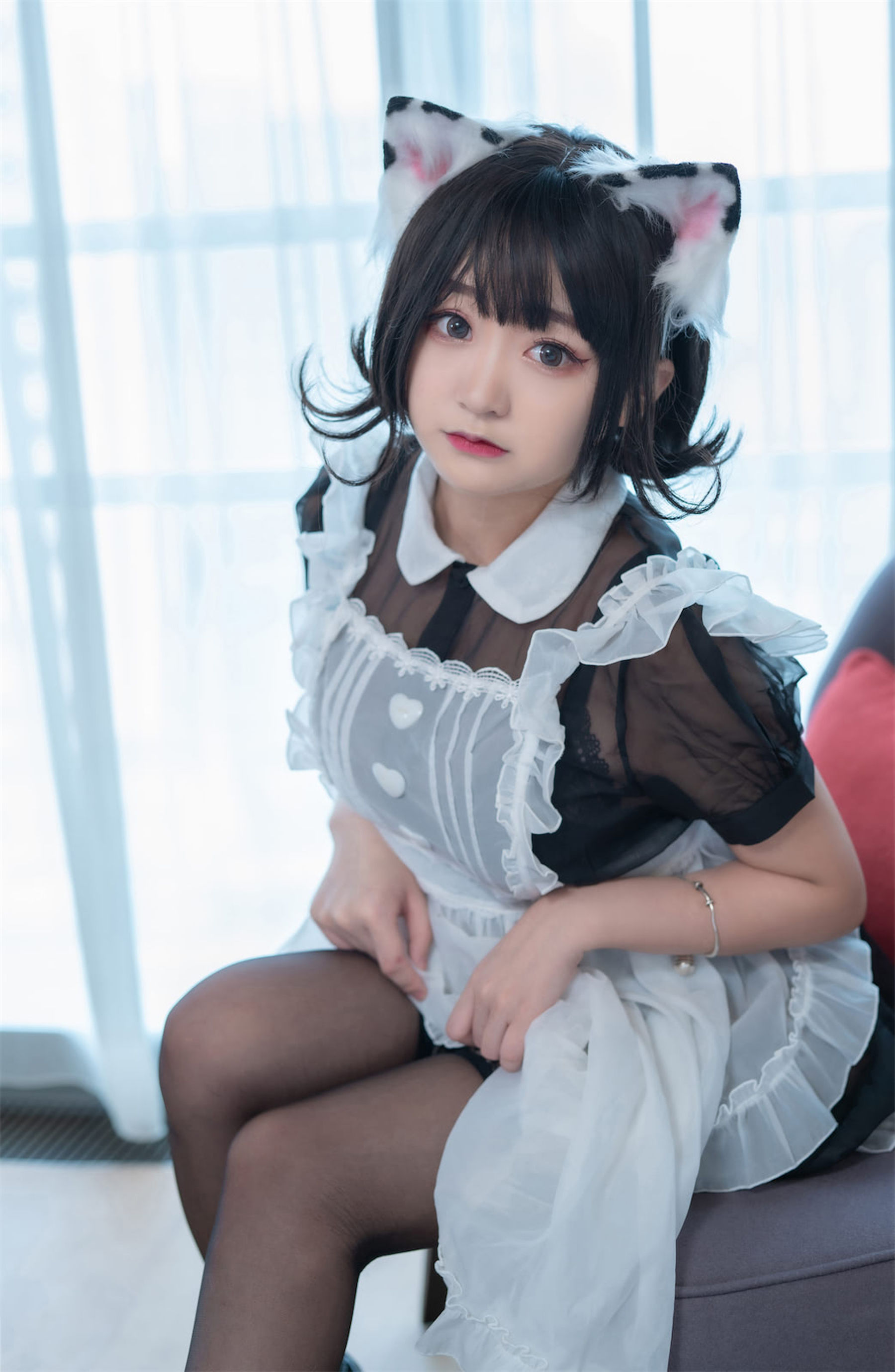 [福利COS] 动漫博主恩田直幸 - 奶牛猫女仆第10张