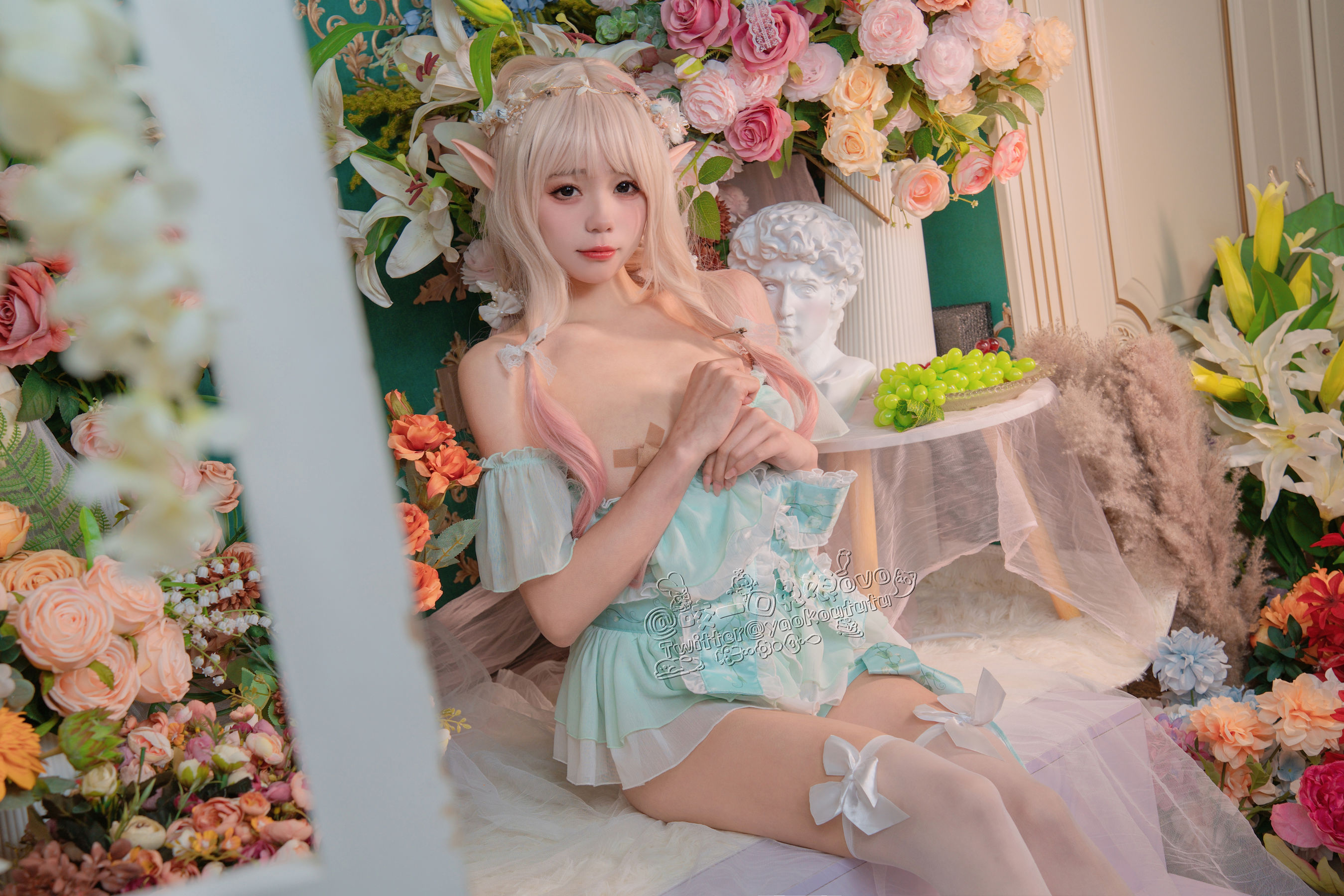 [福利COS] 咬一口兔娘 - 豌豆公主的秘密花房第7张