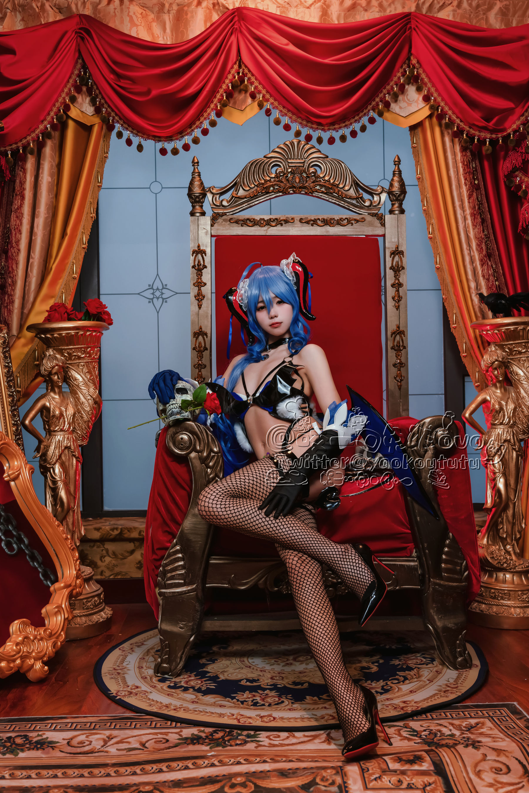 [福利COS] 咬一口兔娘 - 甘雨魅魔第5张