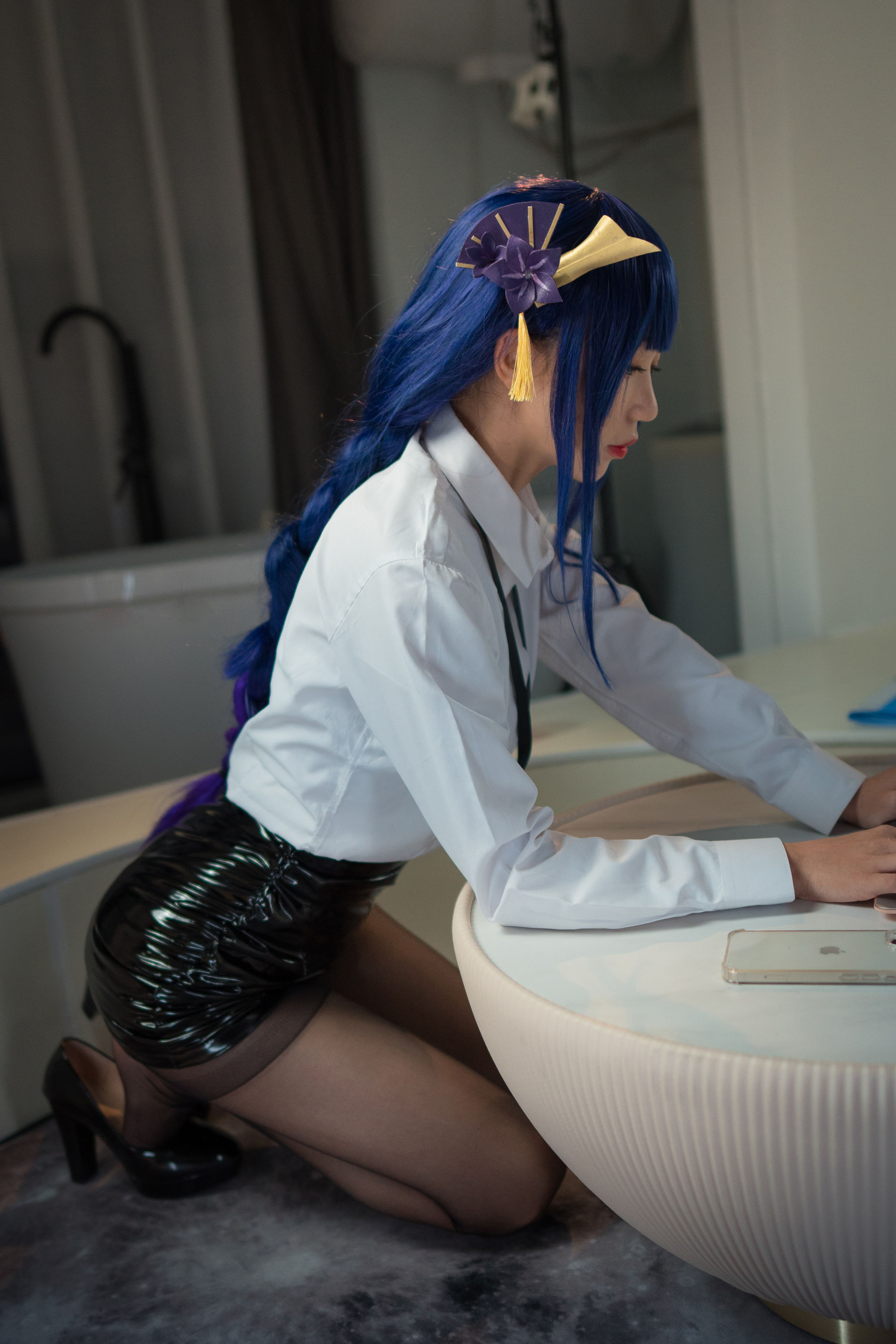 [福利COS] 无影喵喵 - OL雷电将军第5张