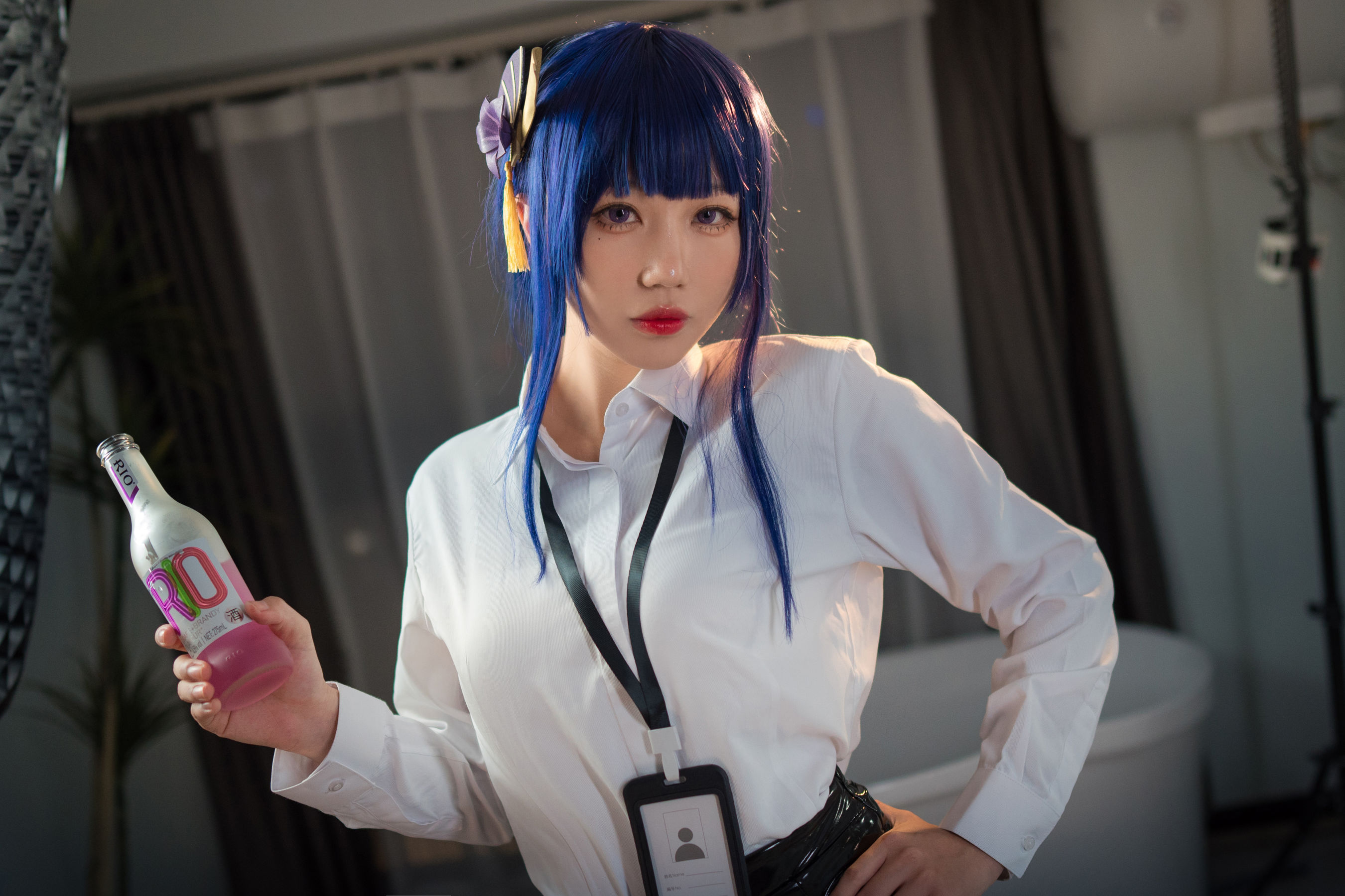 [福利COS] 无影喵喵 - OL雷电将军第5张