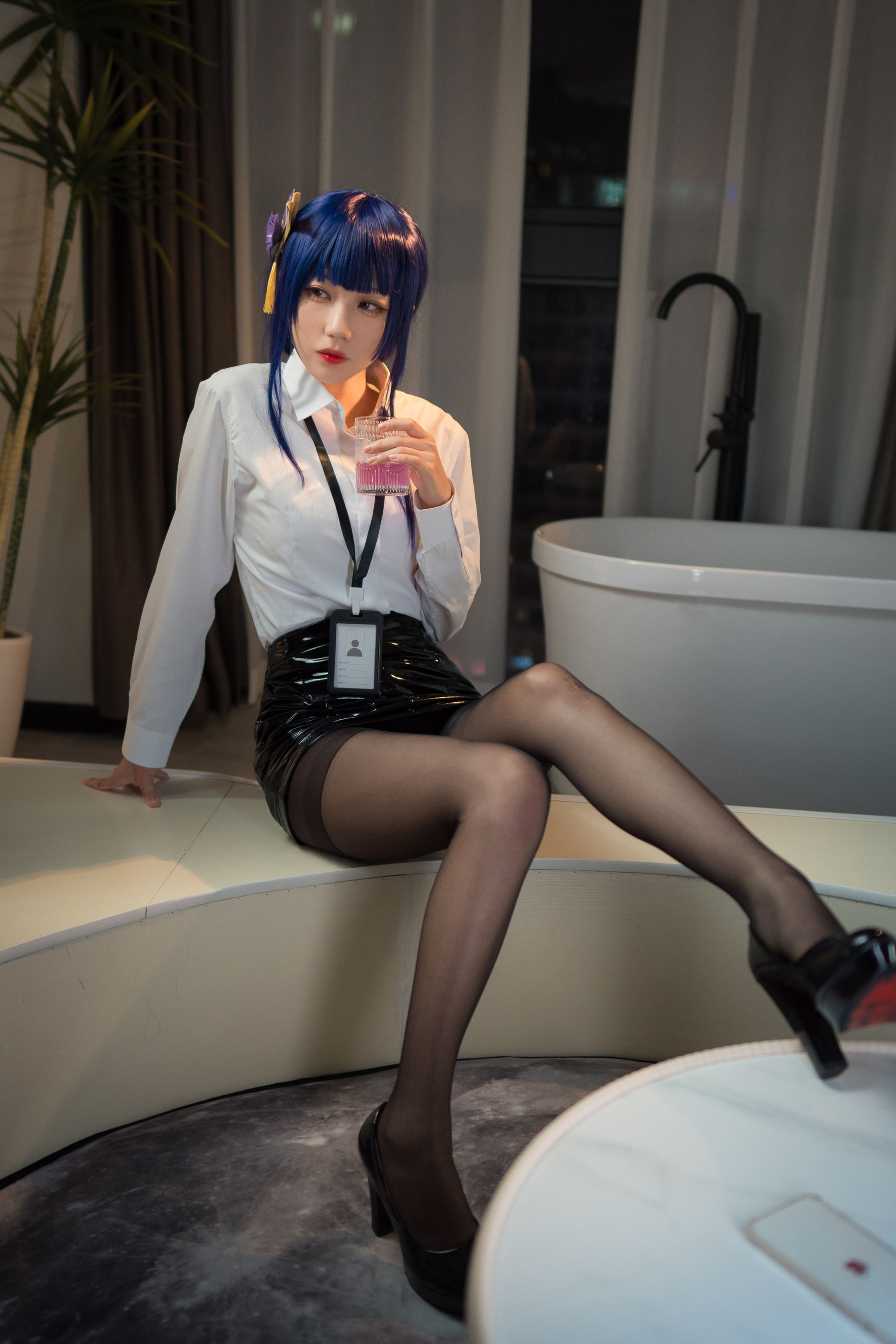 [福利COS] 无影喵喵 - OL雷电将军第4张