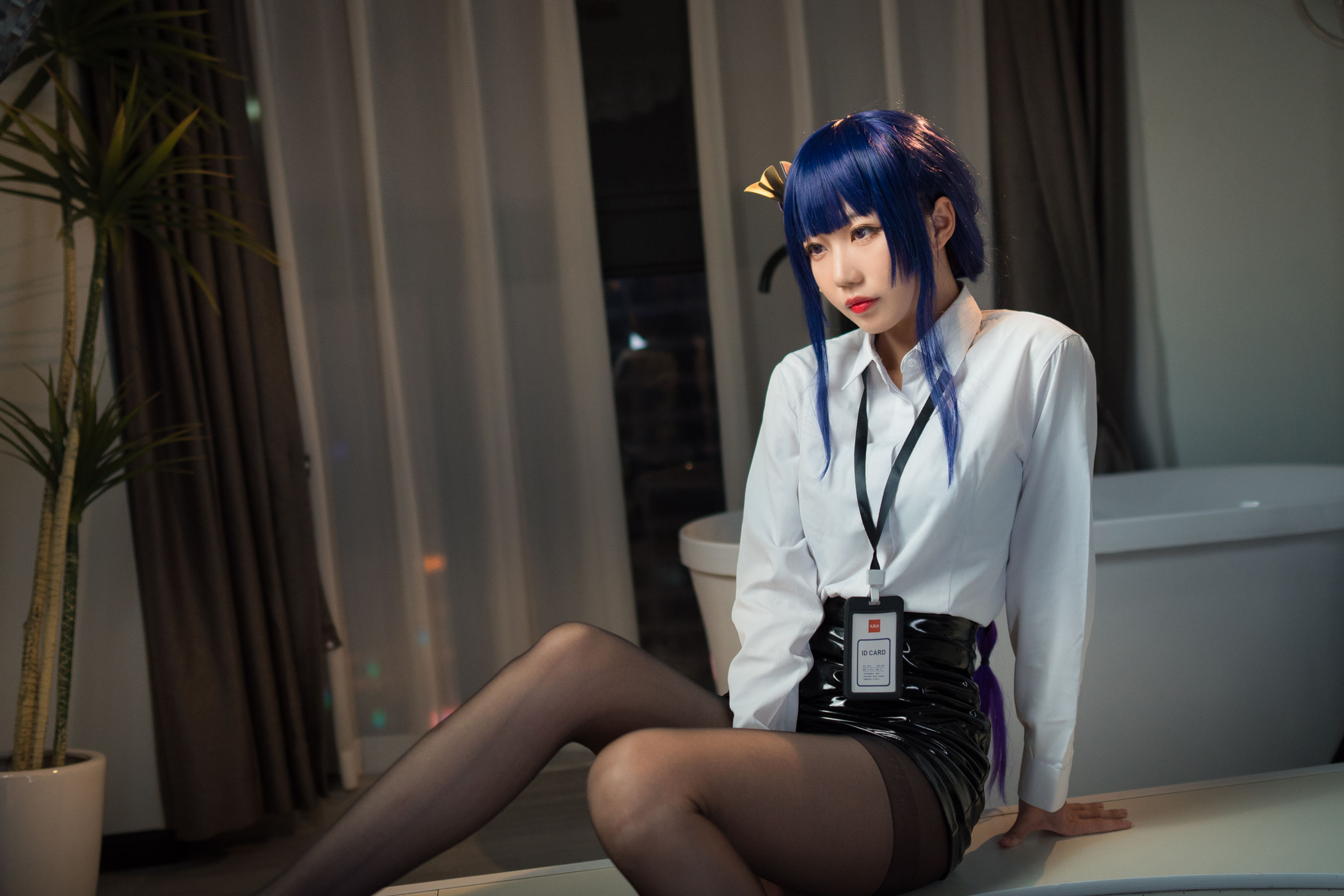 [福利COS] 无影喵喵 - OL雷电将军第1张