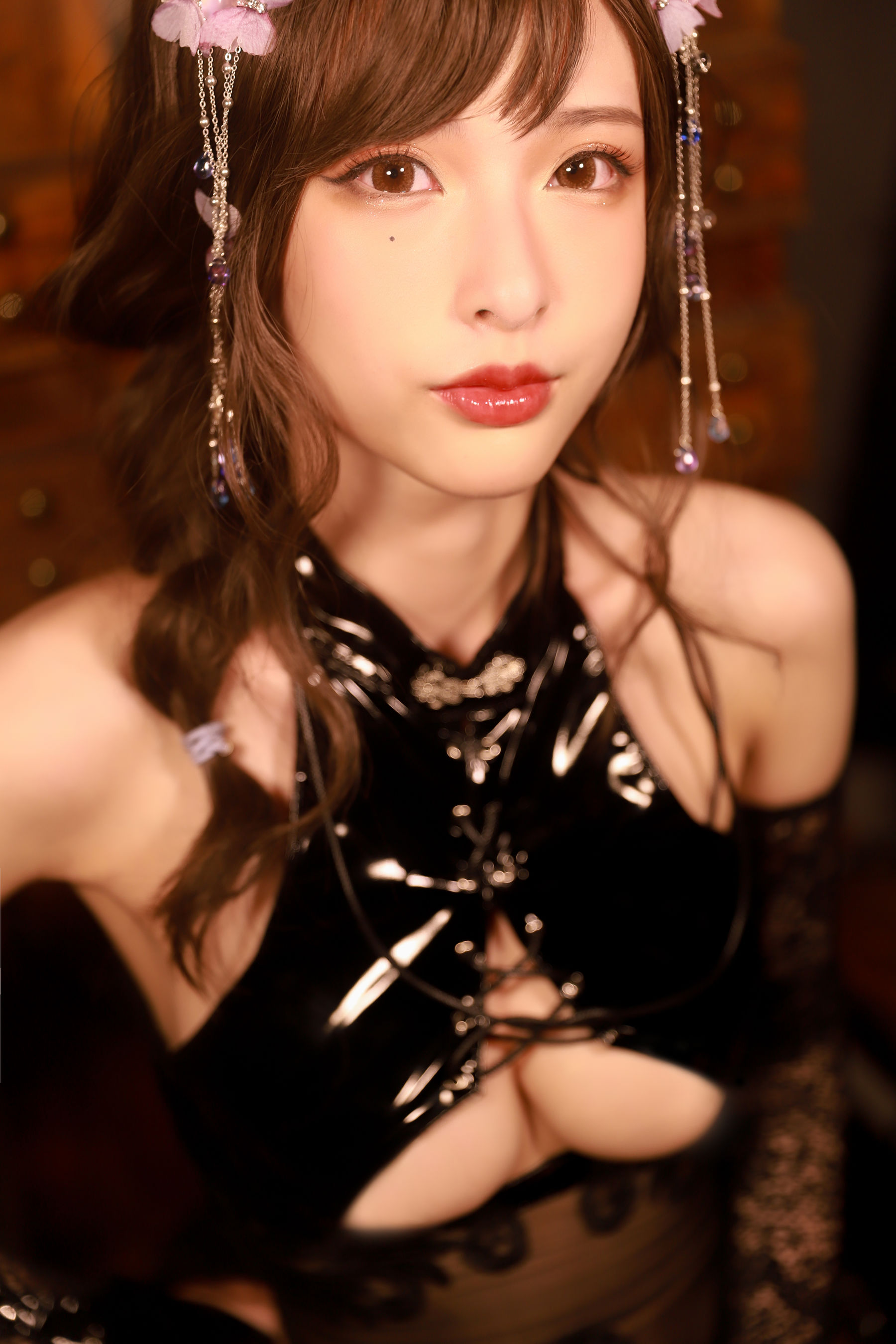 [福利COS] 尤物清水由乃 - 靡烟旗袍第6张