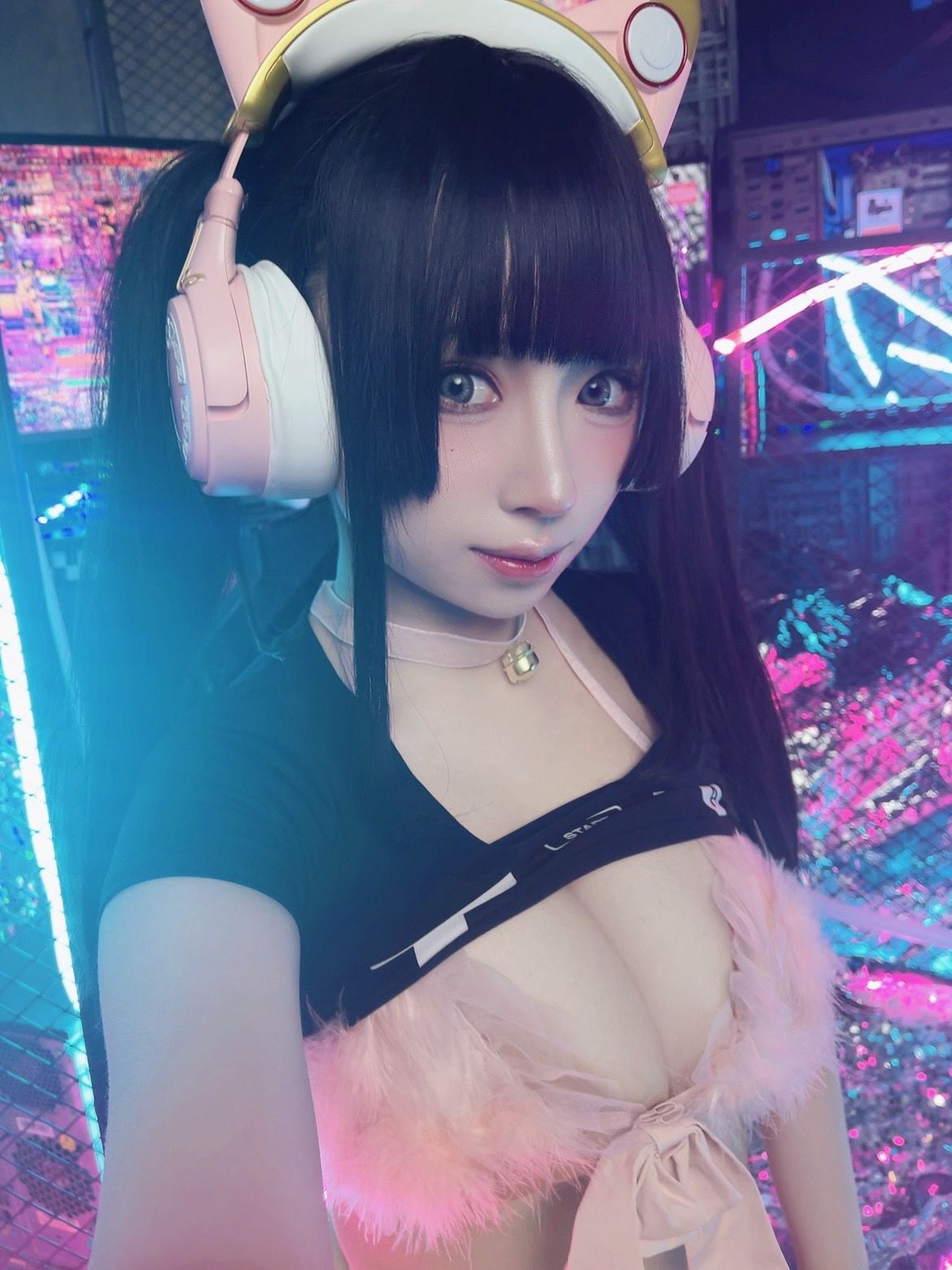 [福利COS] 胡桃猫Kurumineko - 电竞甜心第45张