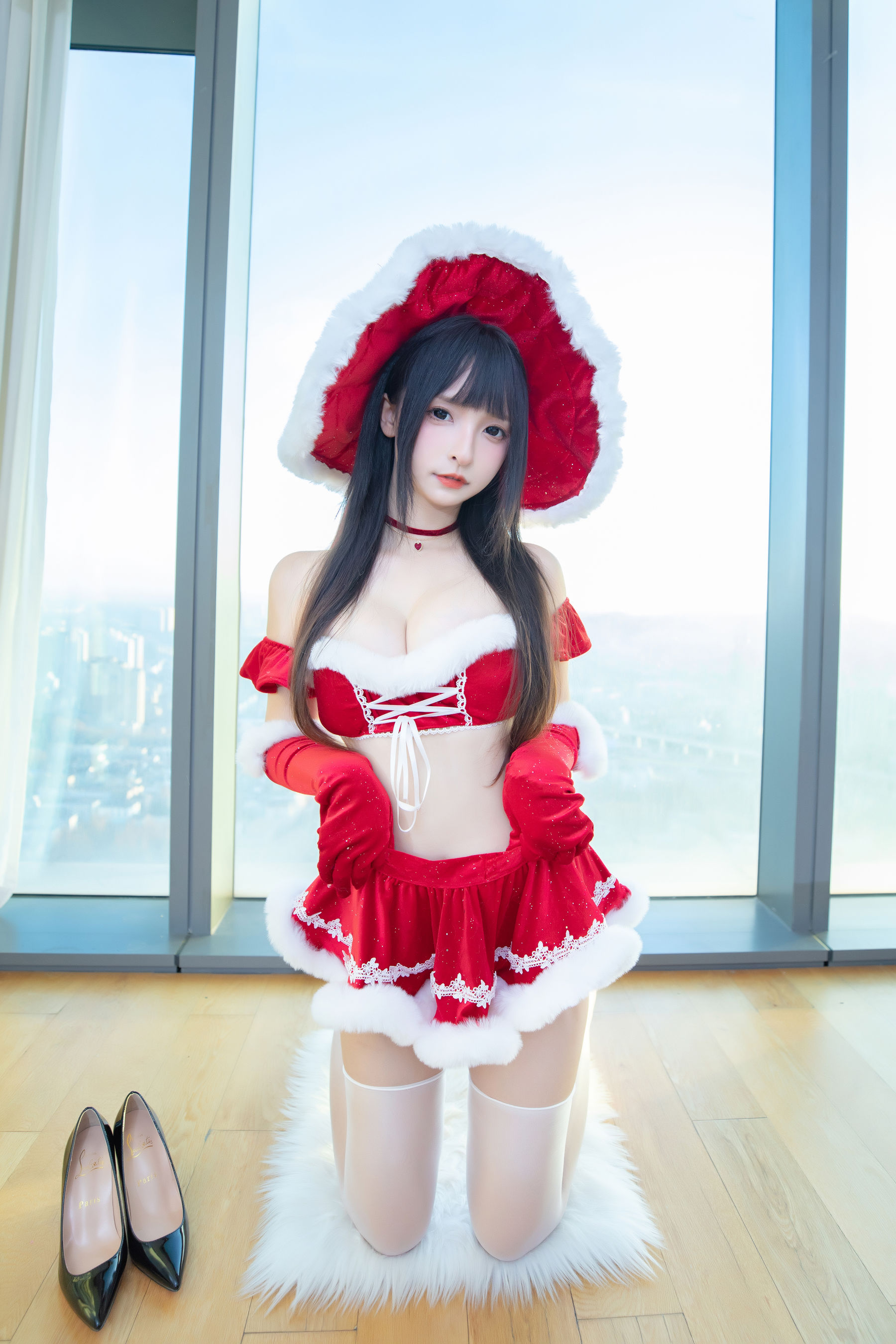 [福利COS] 萝莉神楽板真冬 之圣诞魔法第17张