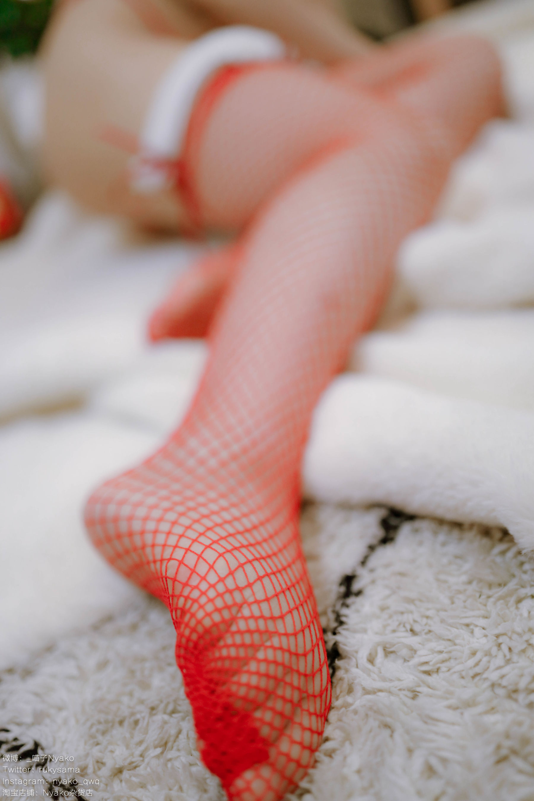 [福利COS] 萌妹子Nyako喵子 - Christmas Bunny第20张