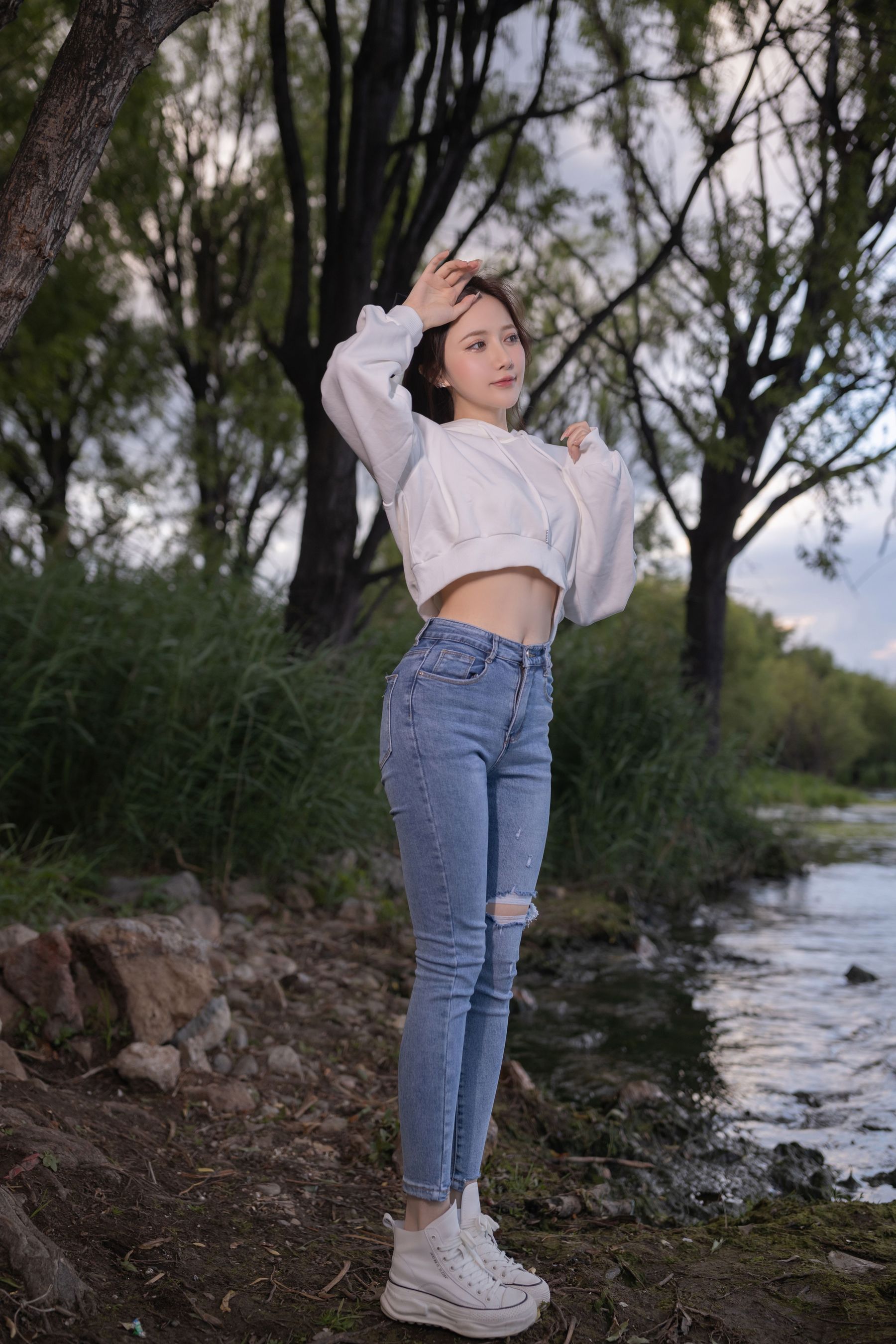 [福利COS] 鱼子酱 牛仔情趣写真第6张