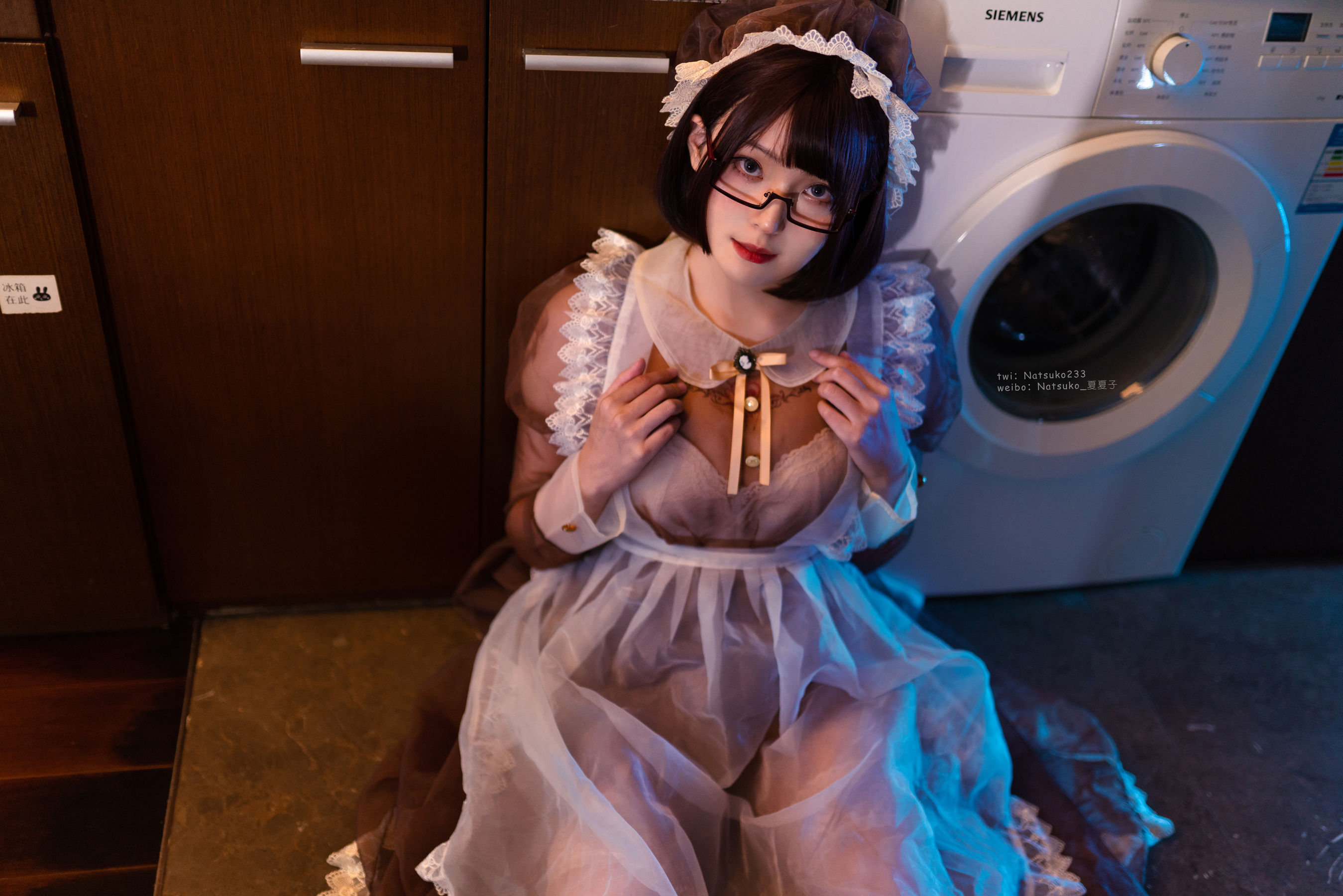 Natsuko夏夏子 - 透明女仆第15张