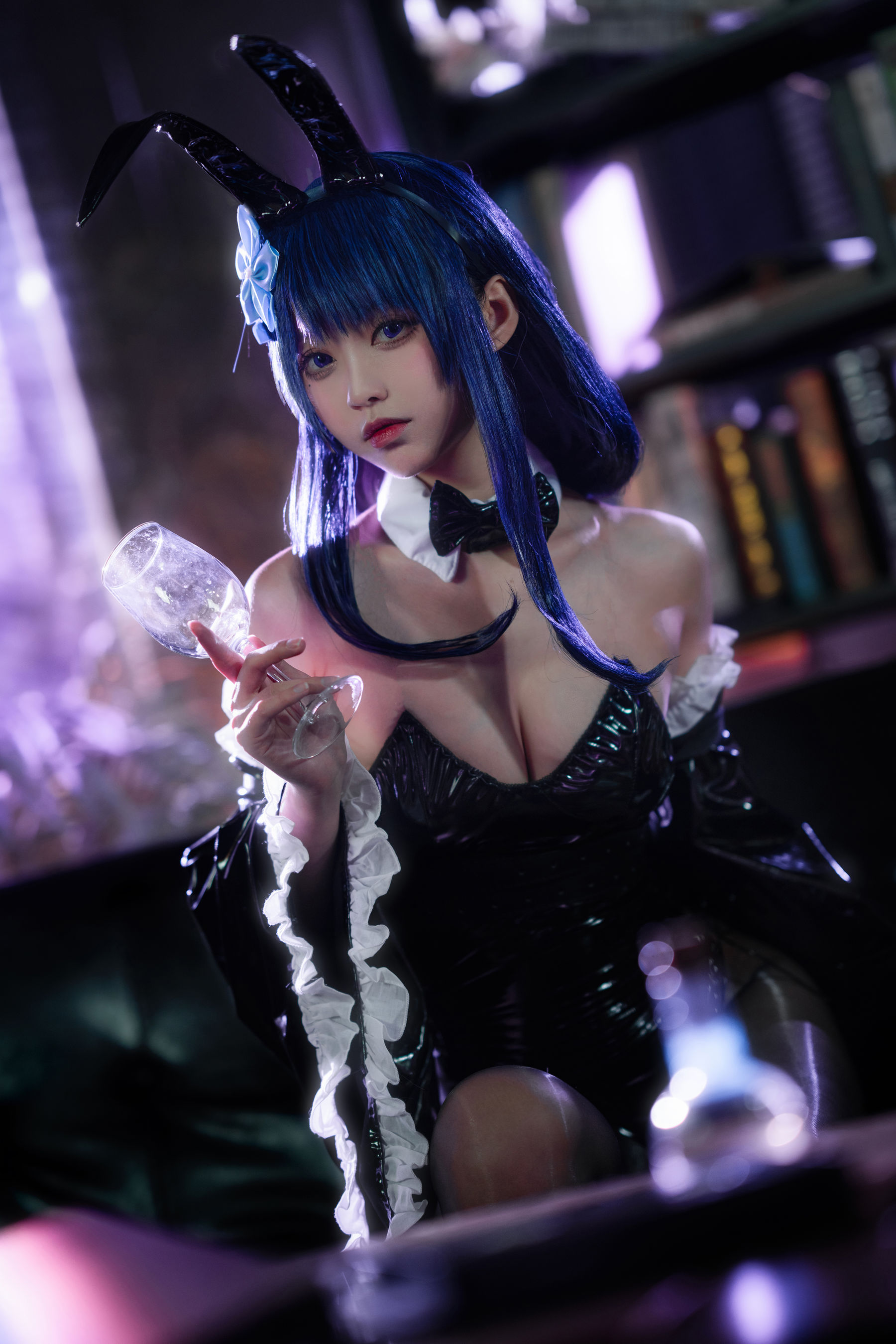 动漫博主大大卷卷小卷 - 原神雷电将军 兔女郎第6张