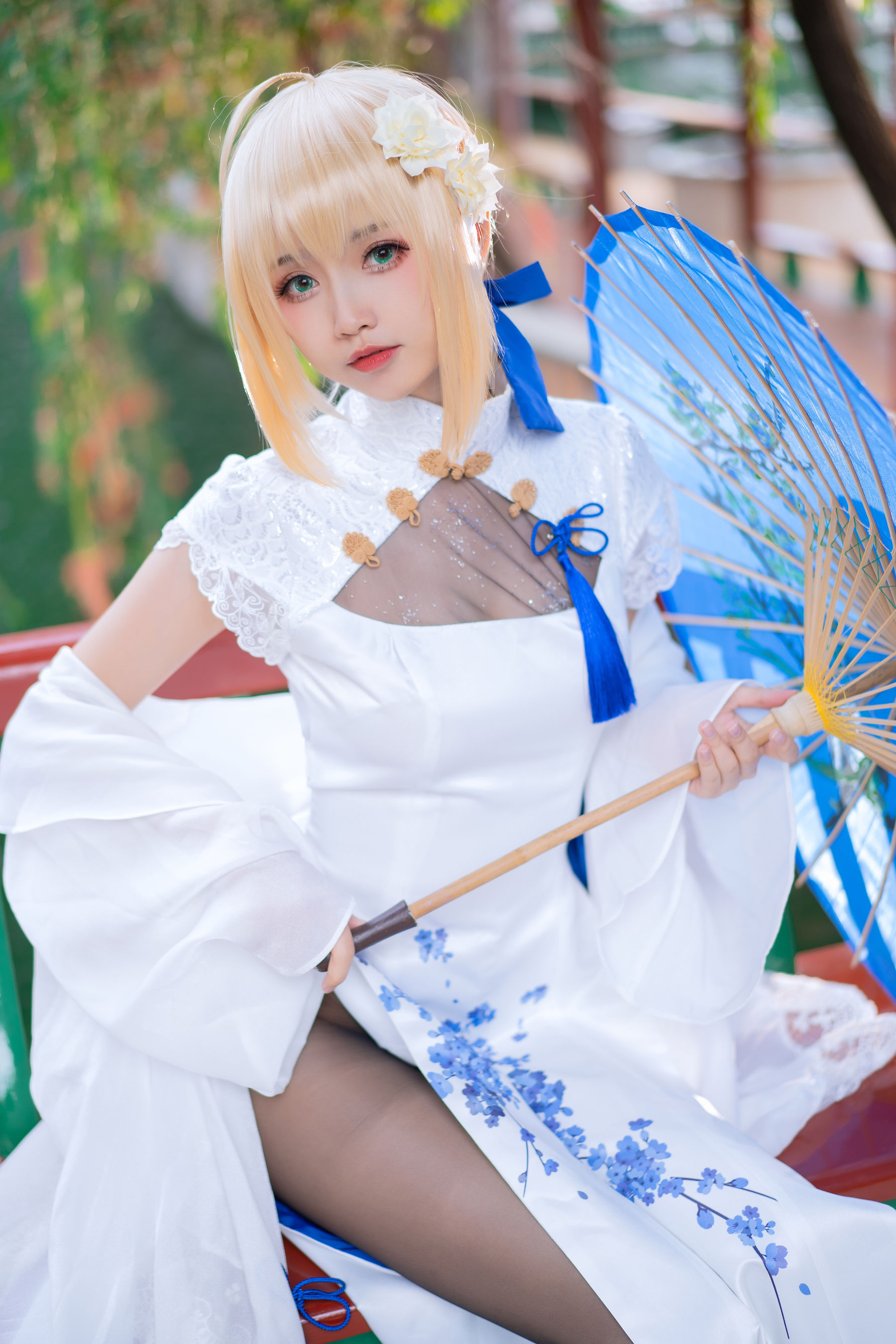 动漫博主大大卷卷小卷 - FGOsaber 四周年旗袍第6张