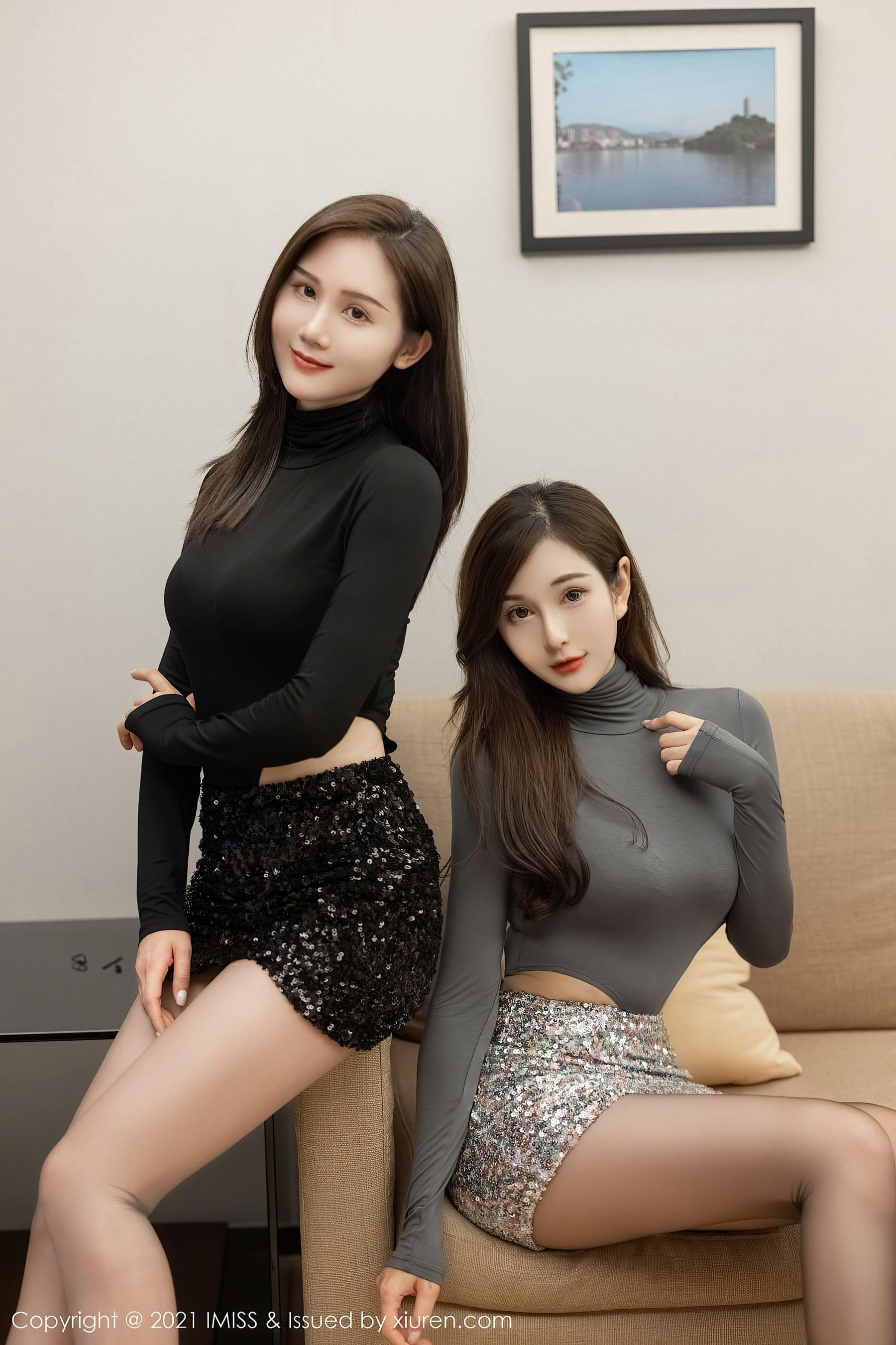 爱蜜社IMiss Vol.582 Lavinia肉肉&SISY思第8张