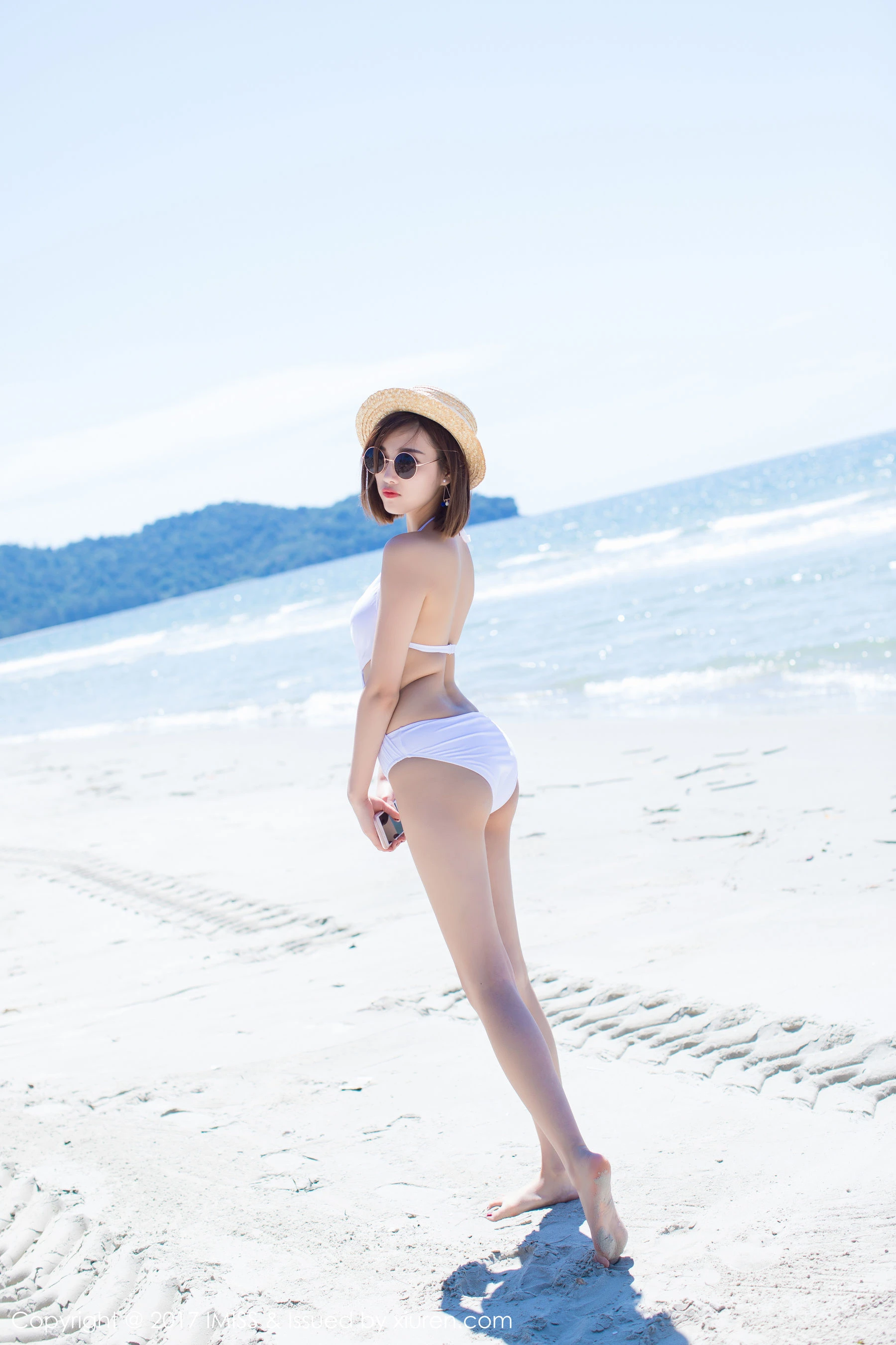  杨晨晨sugar《海边小清新+篮球服》 爱蜜社 VOL.169第9张